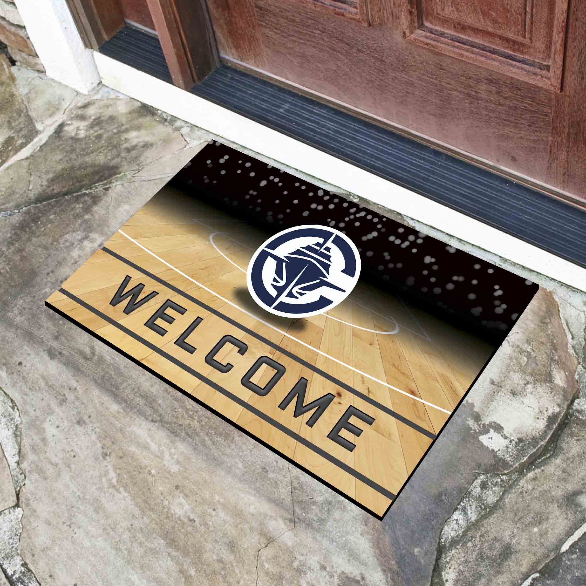NBA - Los Angeles Clippers Crumb Rubber Door Mat - Image 2