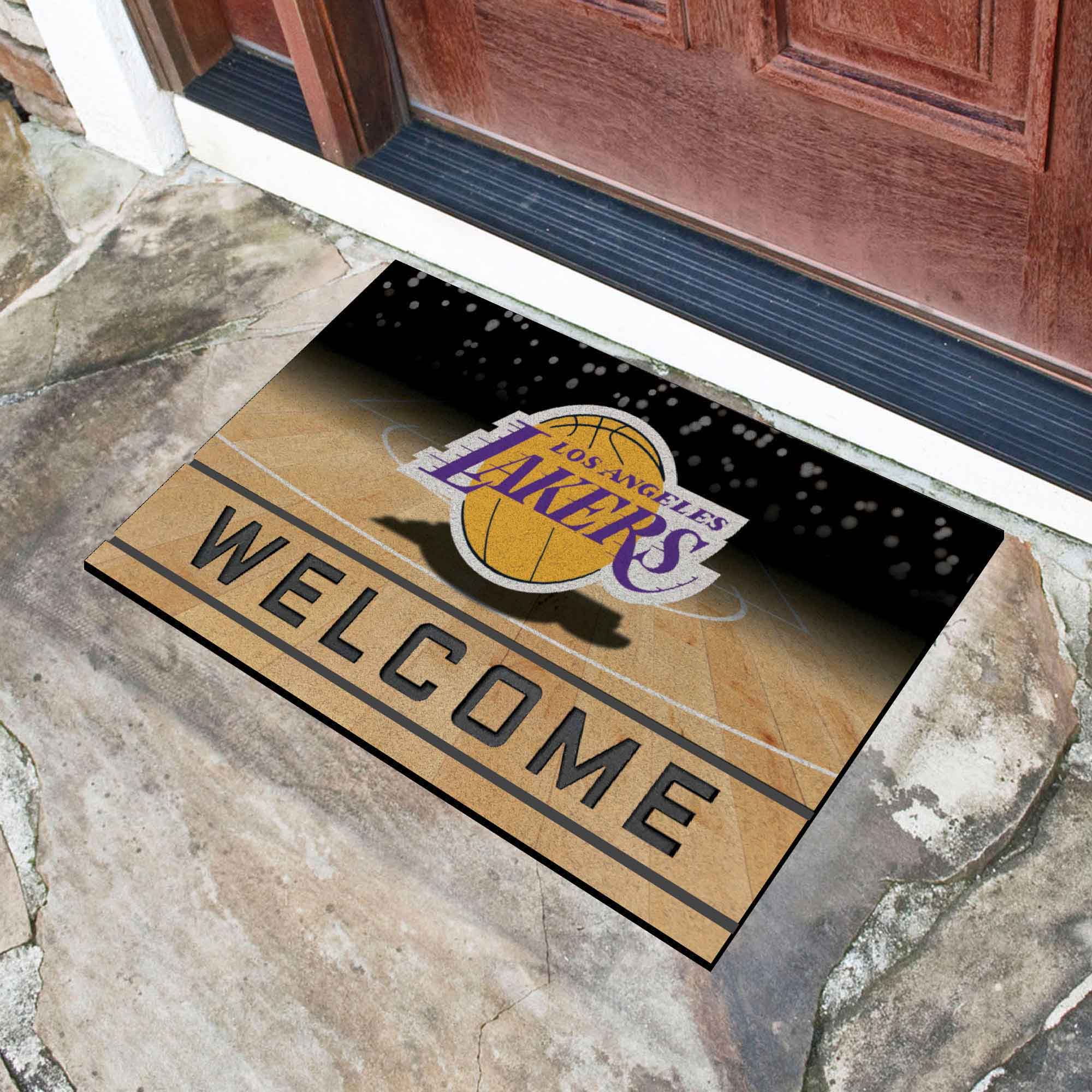 NBA - Los Angeles Lakers Crumb Rubber Door Mat - Image 2