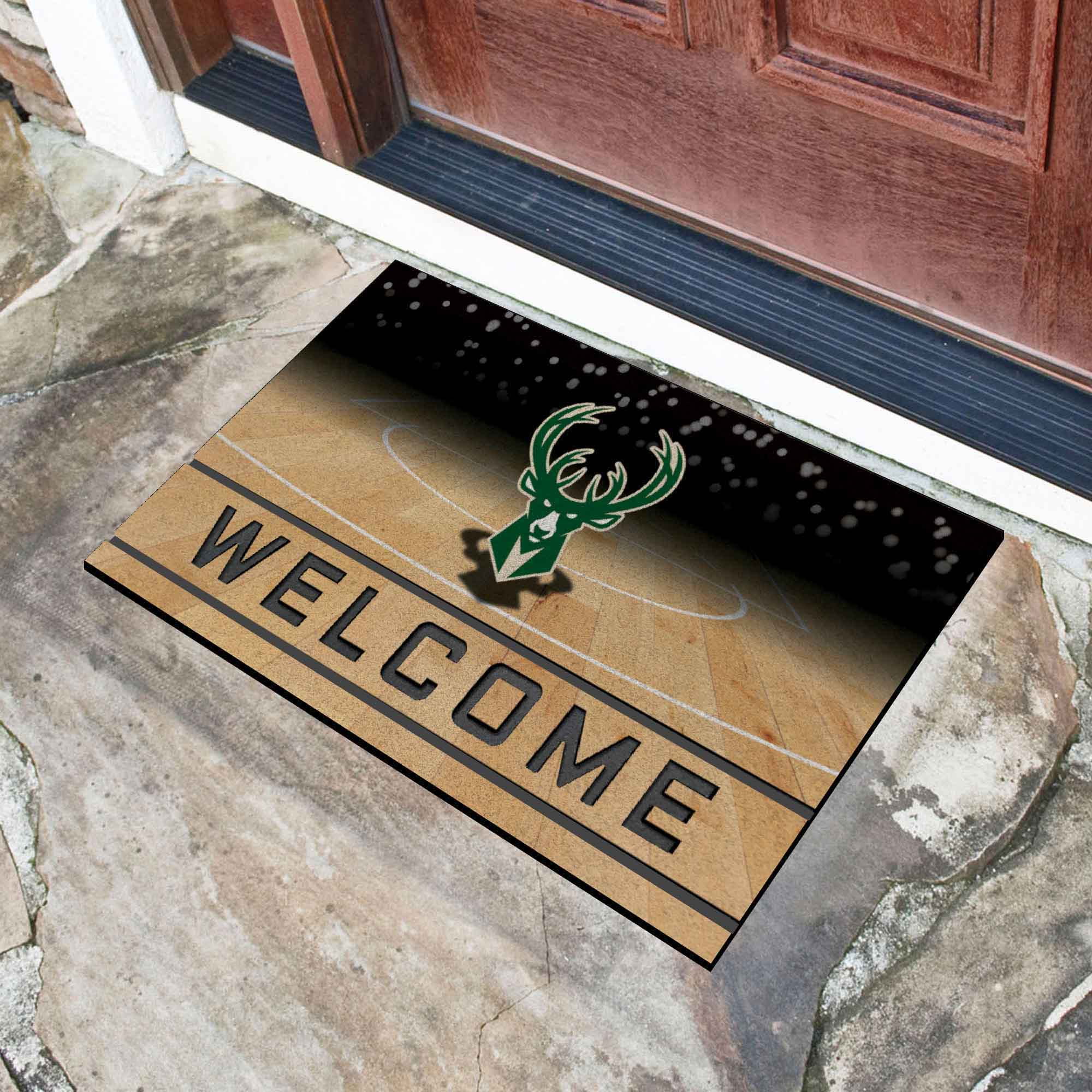 NBA - Milwaukee Bucks Crumb Rubber Door Mat - Image 2