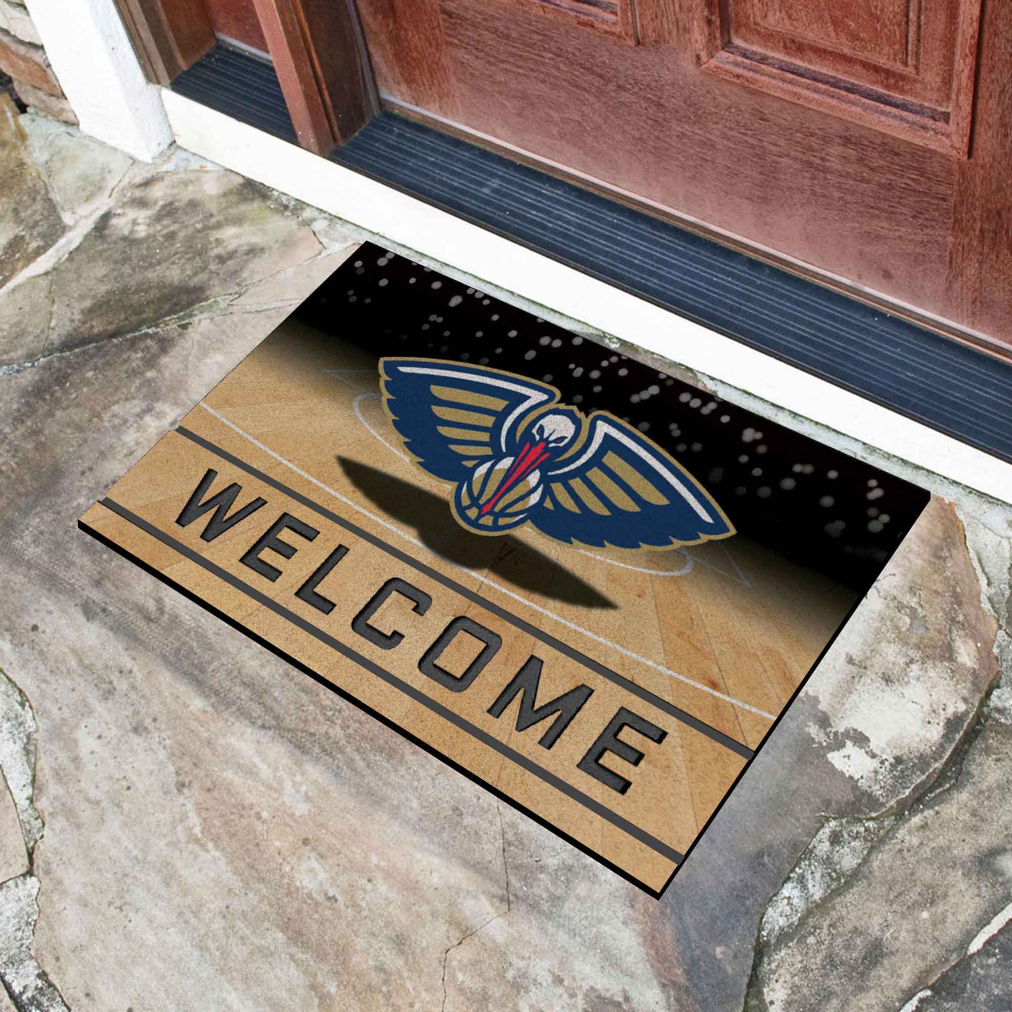 NBA - New Orleans Pelicans Crumb Rubber Door Mat - Image 2