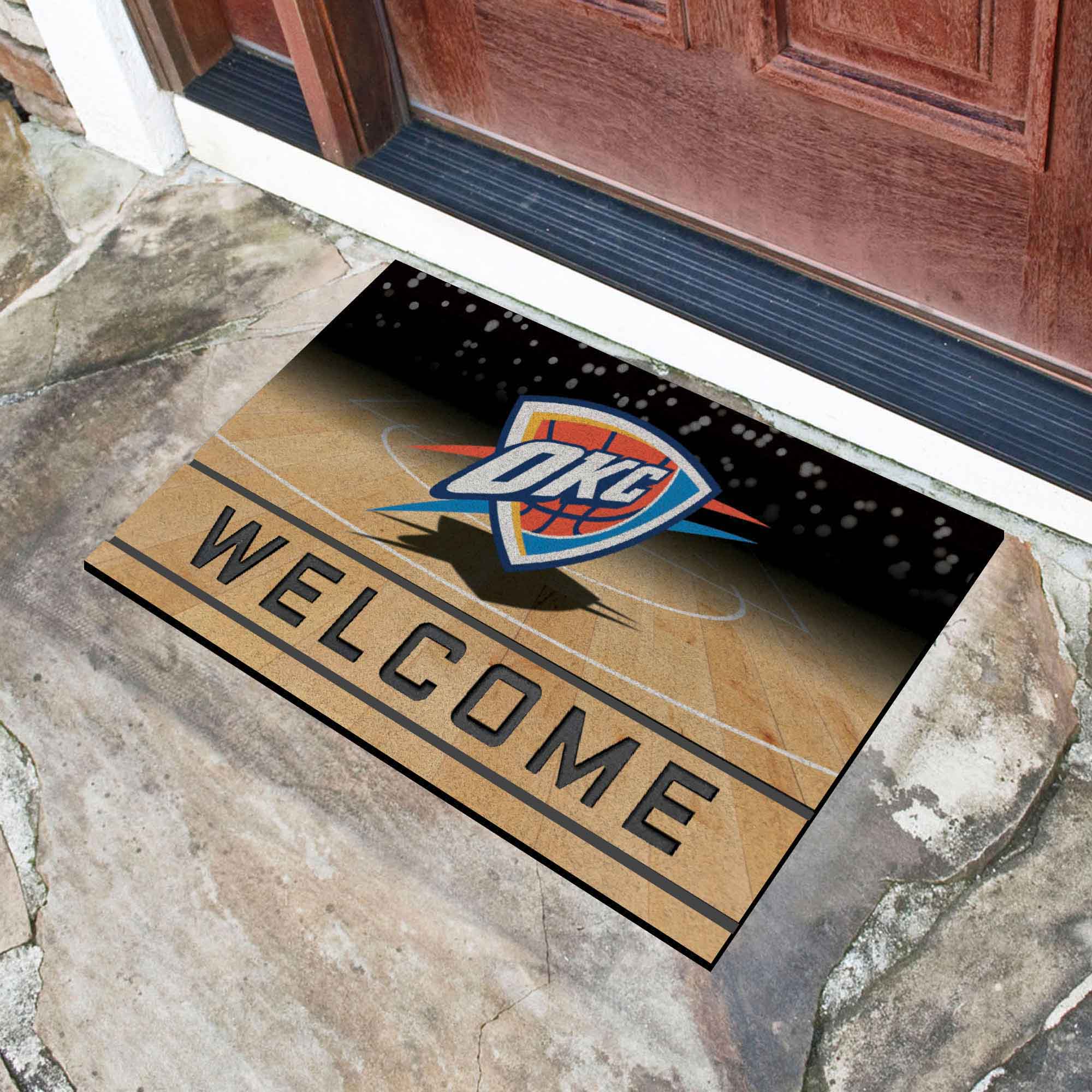 NBA - Oklahoma City Thunder Crumb Rubber Door Mat - Image 2