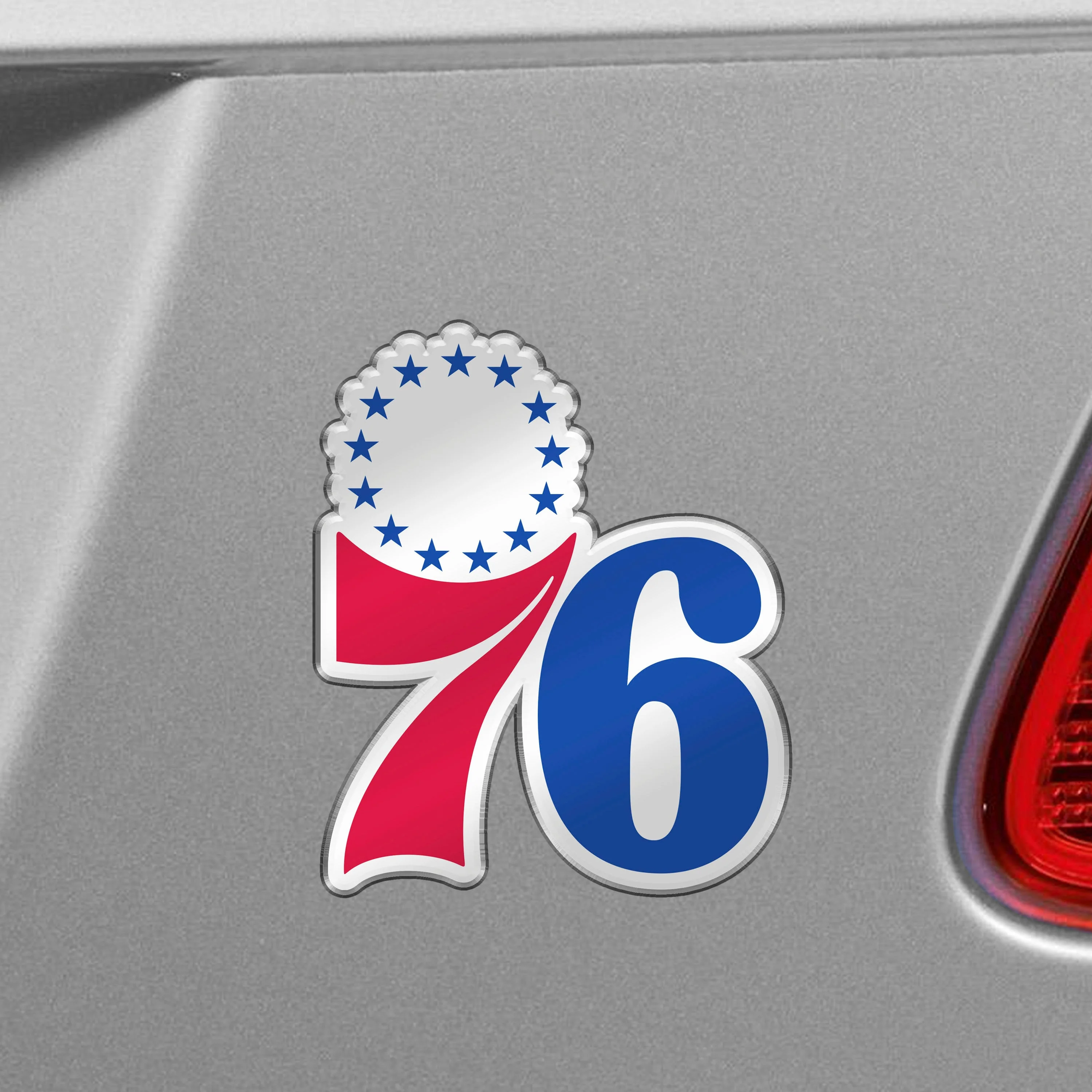NBA - Philadelphia 76ers Embossed Color Emblem - Image 2