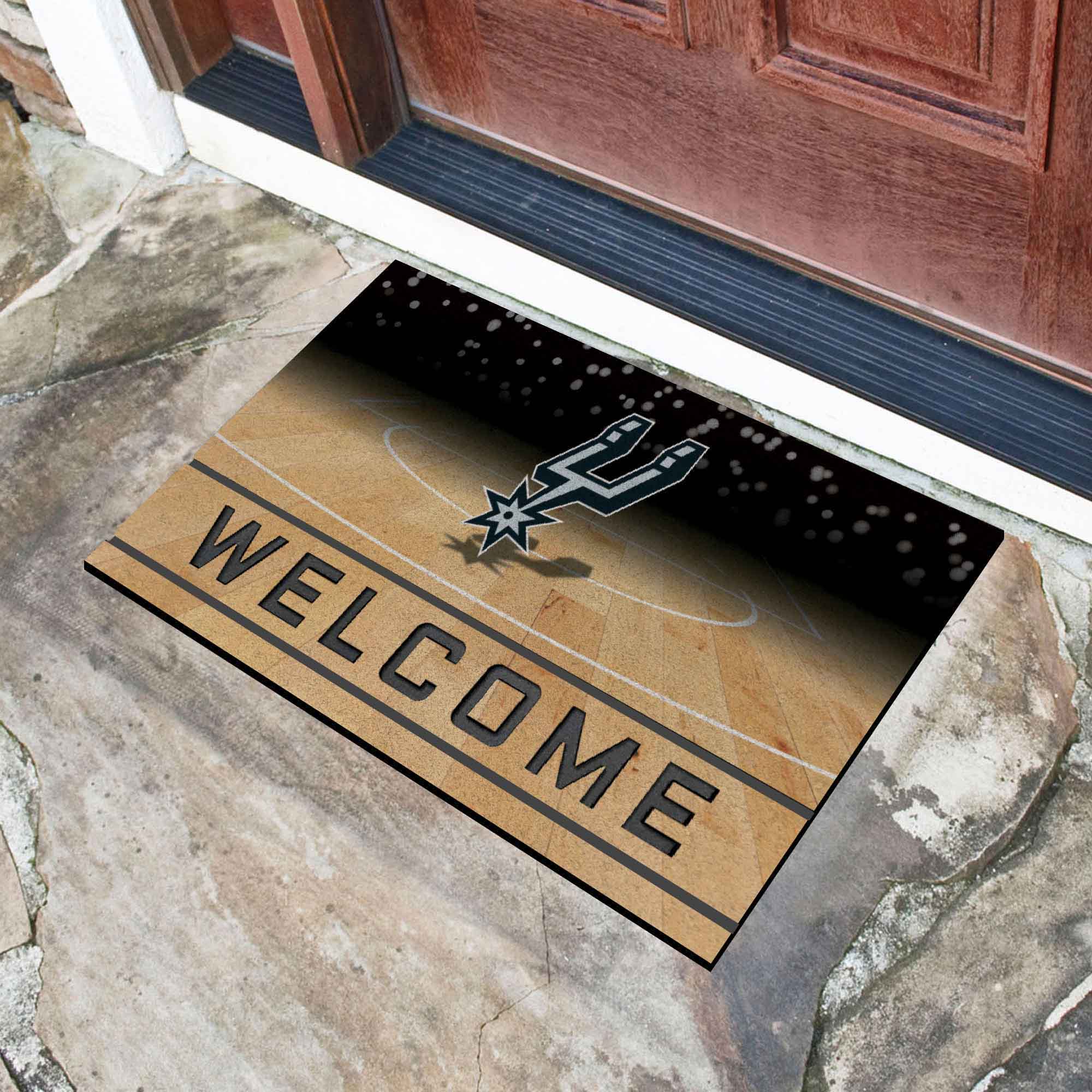 NBA - San Antonio Spurs Crumb Rubber Door Mat - Image 2