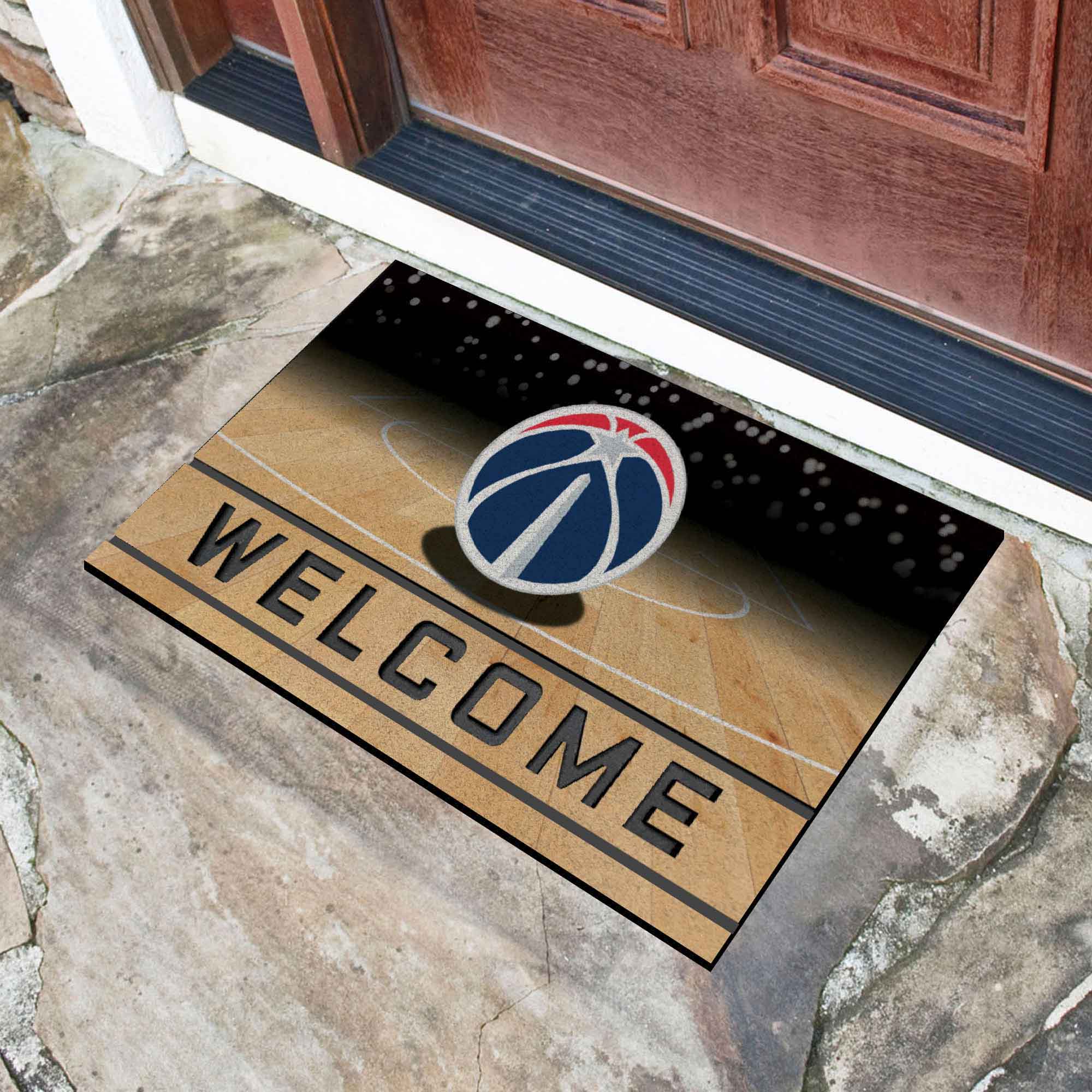 NBA - Washington Wizards Crumb Rubber Door Mat - Image 2