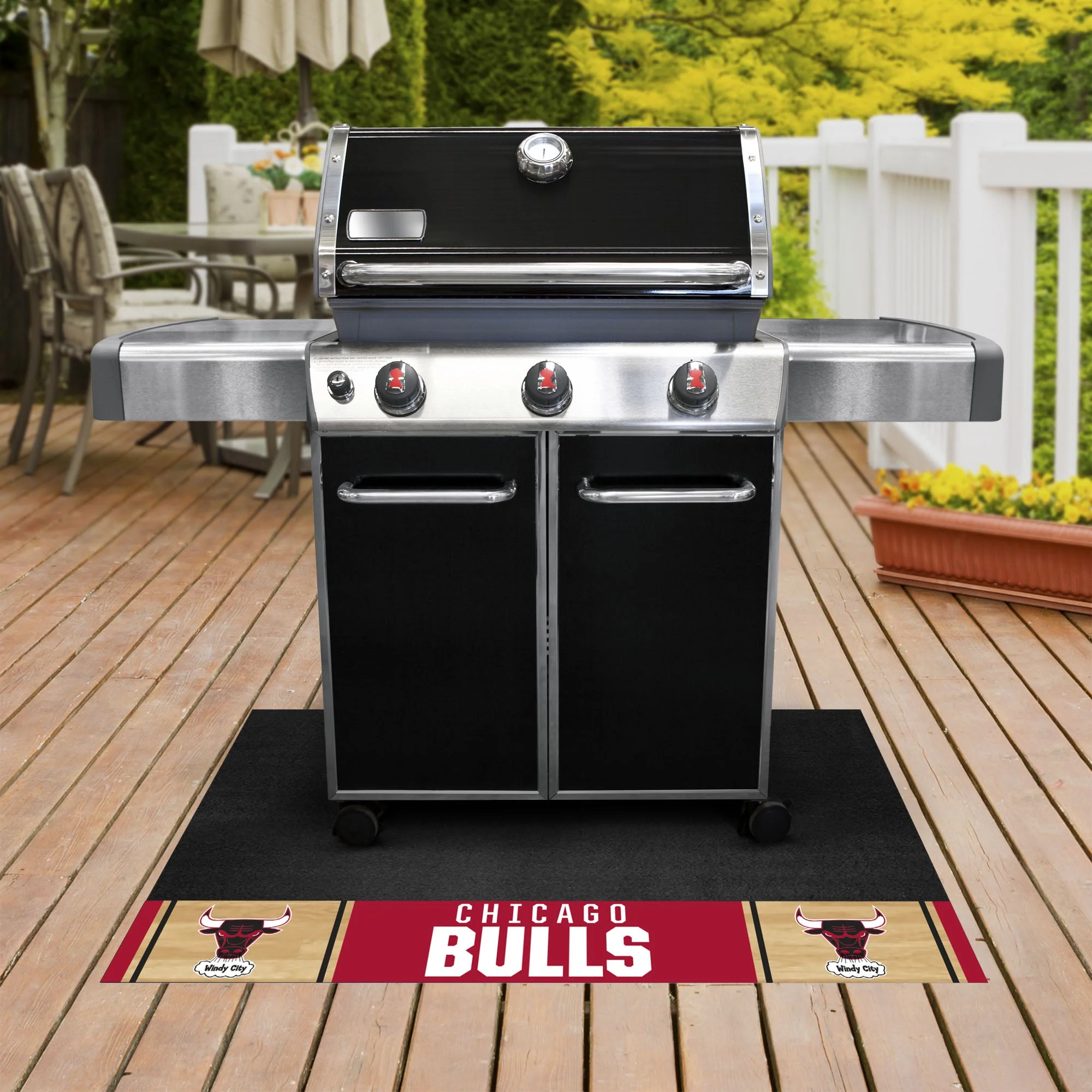 NBAV - Chicago Bulls Grill Mat - Retro - Image 2