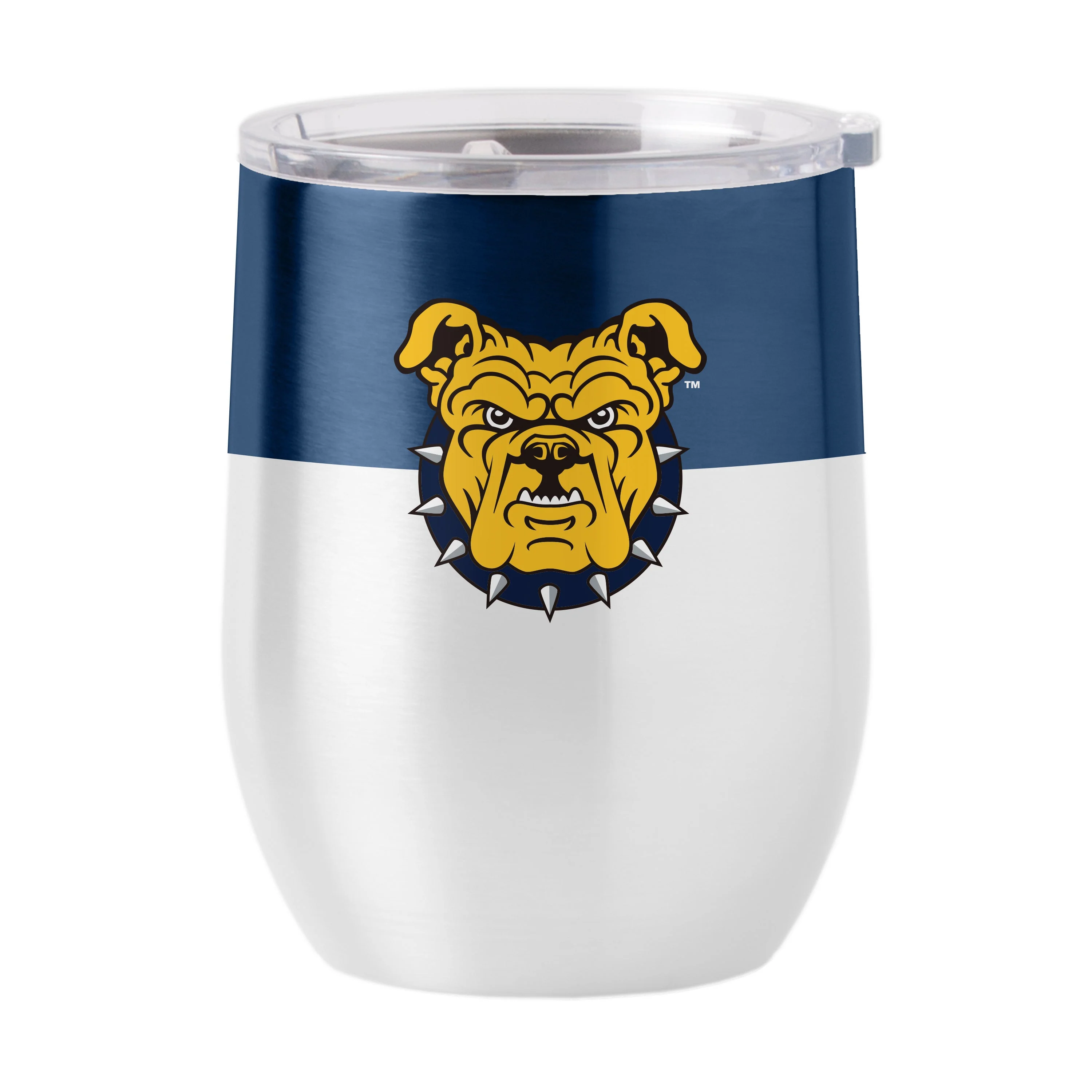 NC A&T State Colorblock 16oz Stainless Curved Beverage