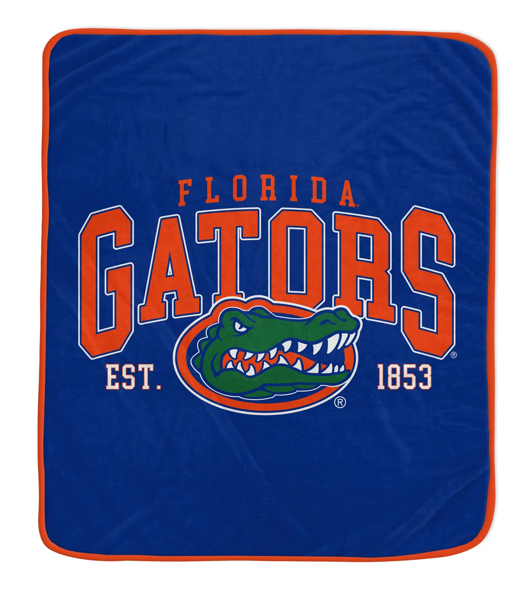NCAA Florida Gators Vintage Arch Block Ultra Soft Blanket
