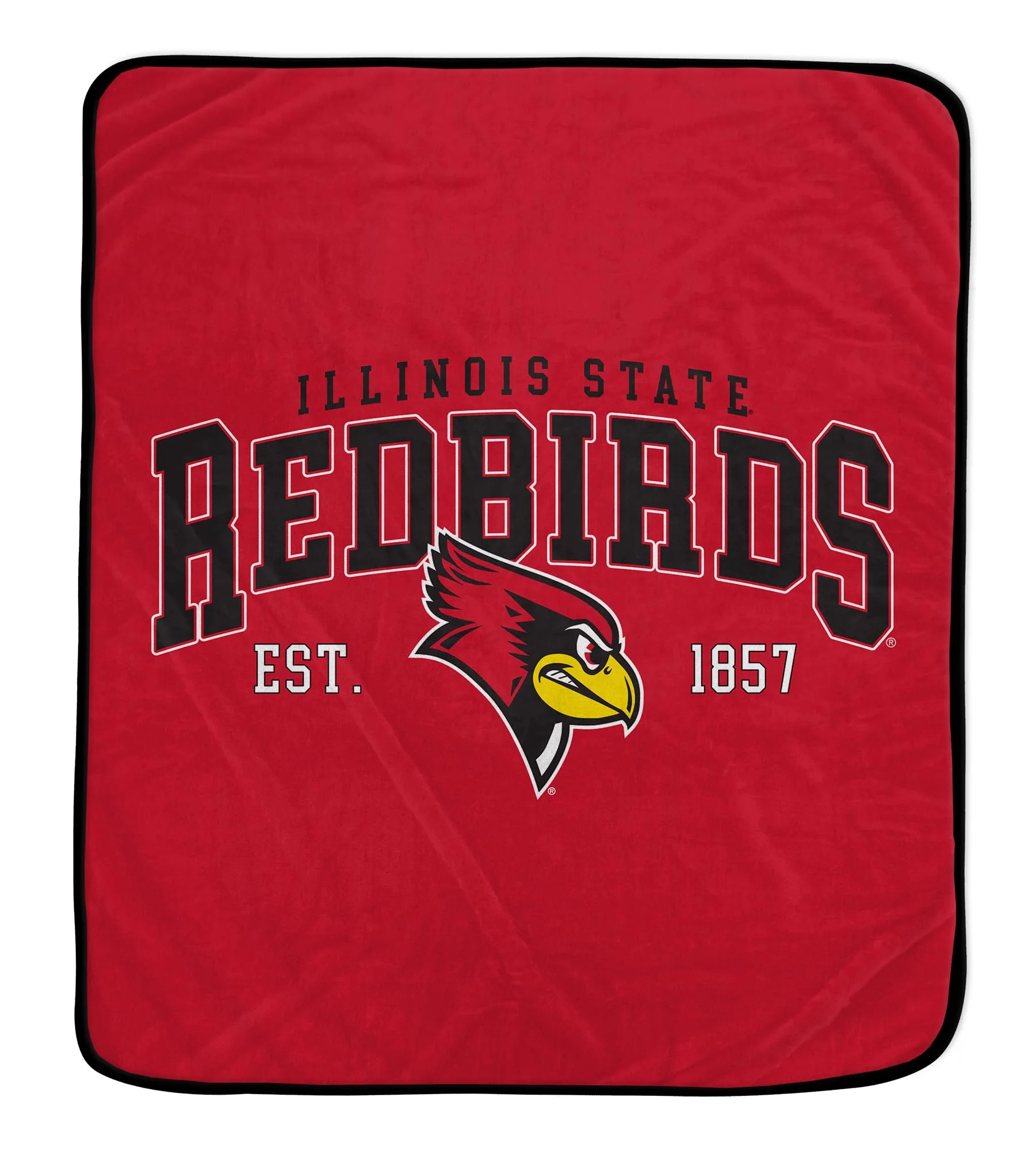 NCAA Illinois State Redbirds Vintage Arch Block Ultra Soft Blanket