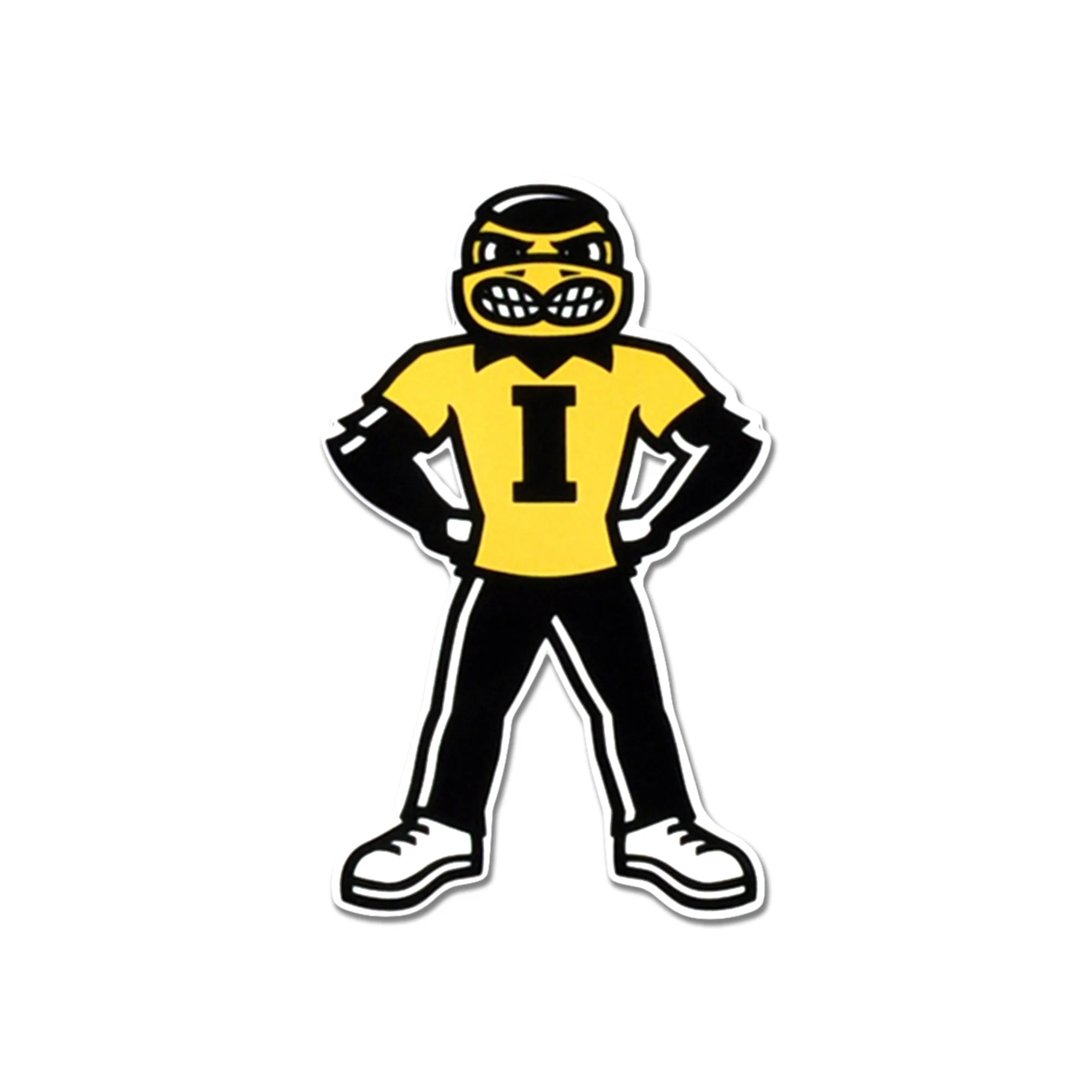 Iowa Hawkeyes - Herky Steel Super Magnet