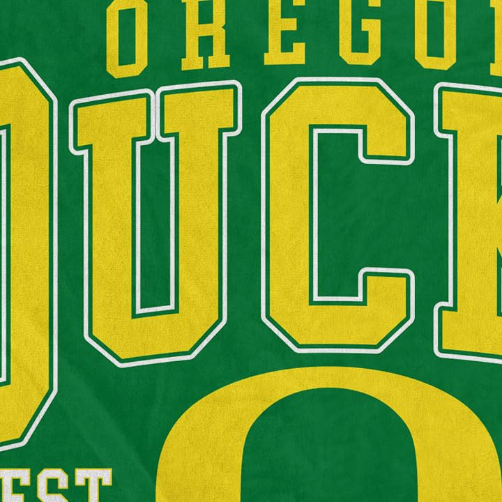 NCAA Oregon Ducks Vintage Arch Block Ultra Soft Blanket - Image 3