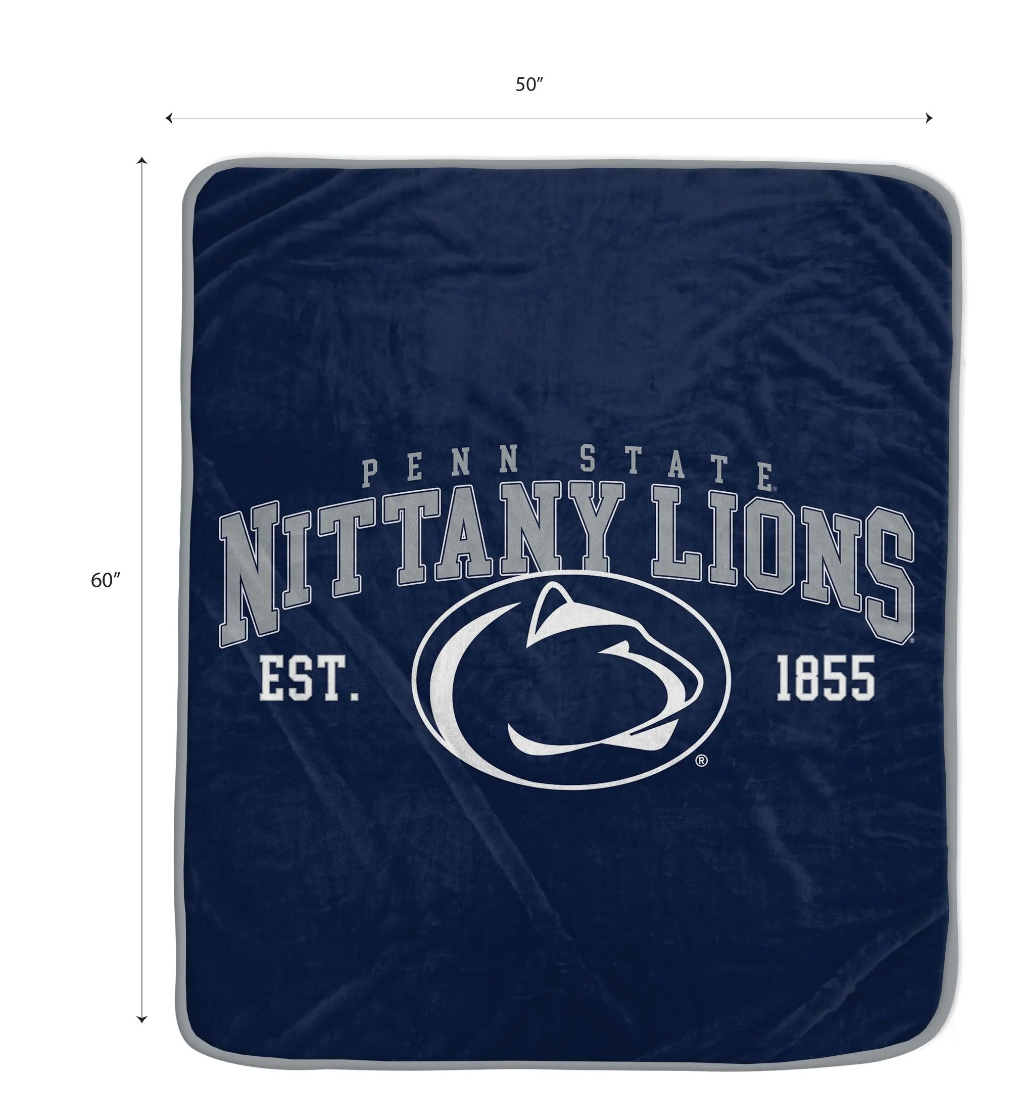 NCAA Penn State Nittany Lions Vintage Arch Block Ultra Soft Blanket - Image 2