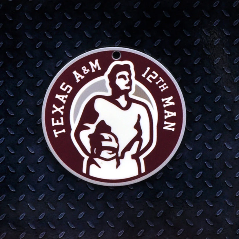 Texas A&M Aggies - 12th Man Steel Super Magnet