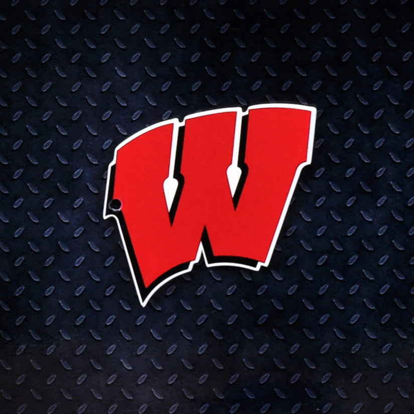 Wisconsin Badgers - W Steel Super Magnet