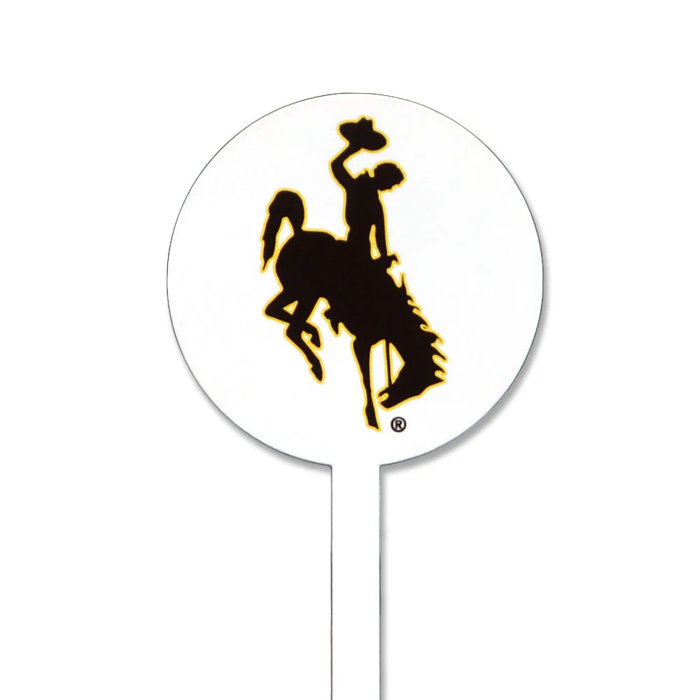 Wyoming Cowboys Steel Garden Stake