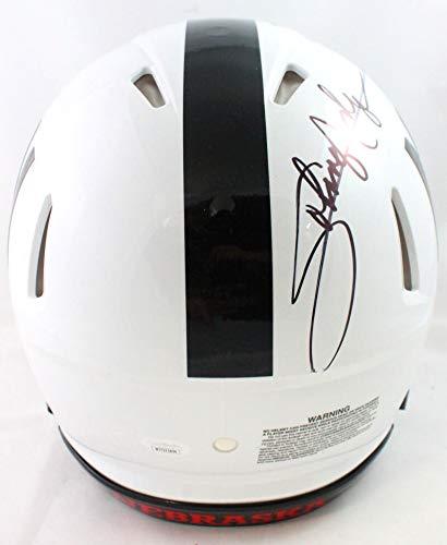 Nebraska Heisman Autographed F/S 2019 Speed Authentic Helmet- JSA W Black - Image 3