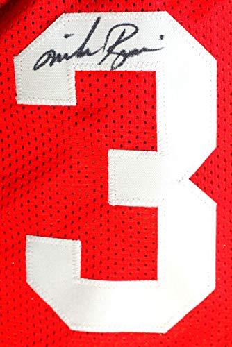 Nebraska Heisman Autographed Red College Style Jersey- JSA W Black - Image 5