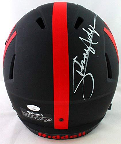 Nebraska Heisman Winners Autographed F/S Eclipse Speed Helmet- JSA W WHITE - Image 2