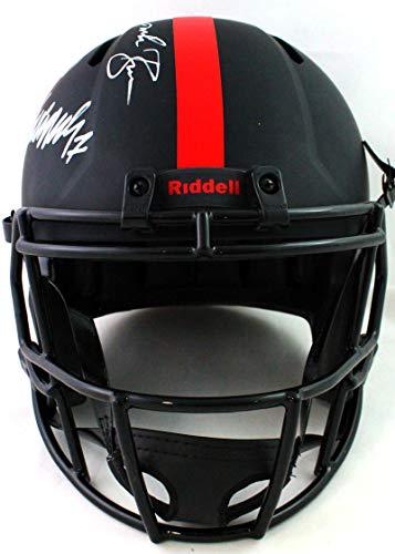Nebraska Heisman Winners Autographed F/S Eclipse Speed Helmet- JSA W WHITE - Image 3