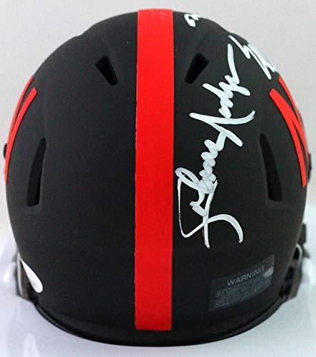 Nebraska Heisman Winners Signed Eclipse Speed Mini Helmet- JSA W white - Image 2