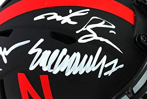 Nebraska Heisman Winners Signed Eclipse Speed Mini Helmet- JSA W white - Image 3