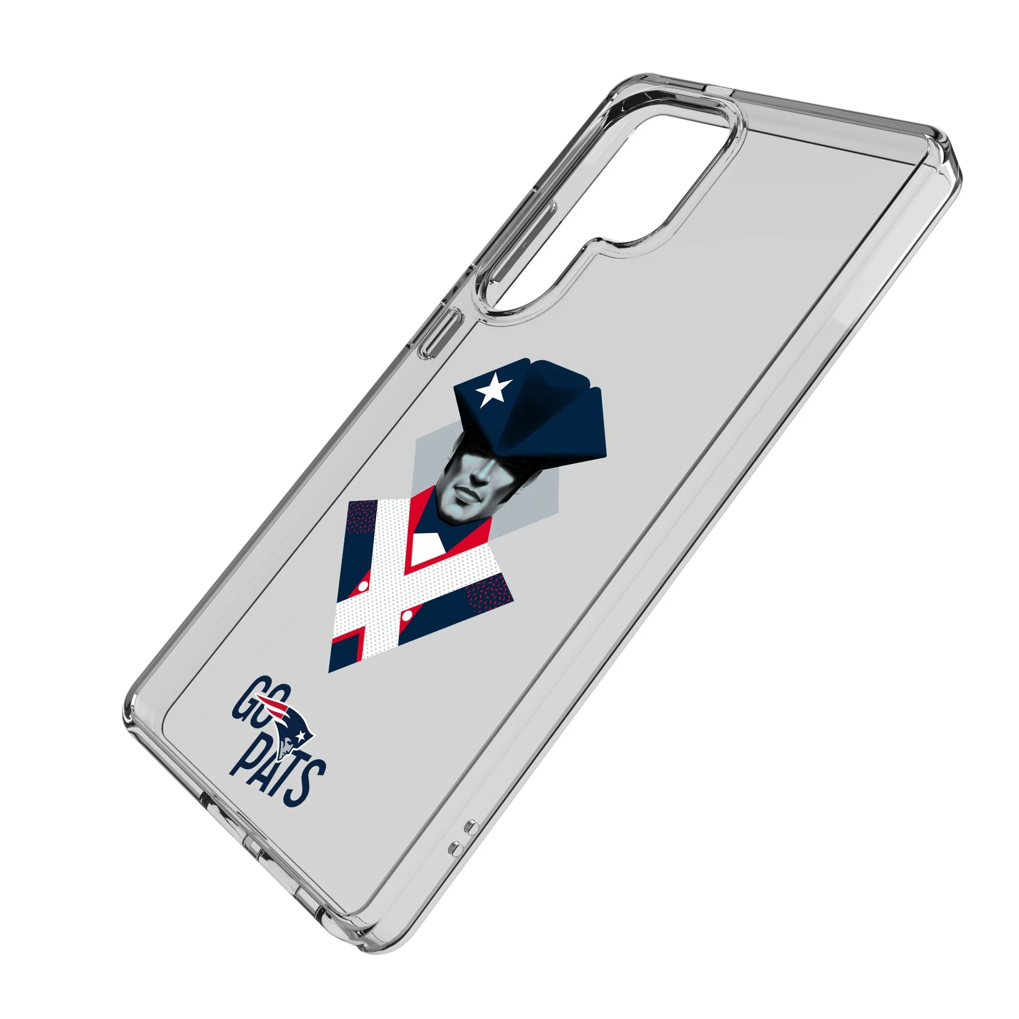 New England Patriots 2024 Edition Clear Phone Case for Samsung Galaxy - Image 2