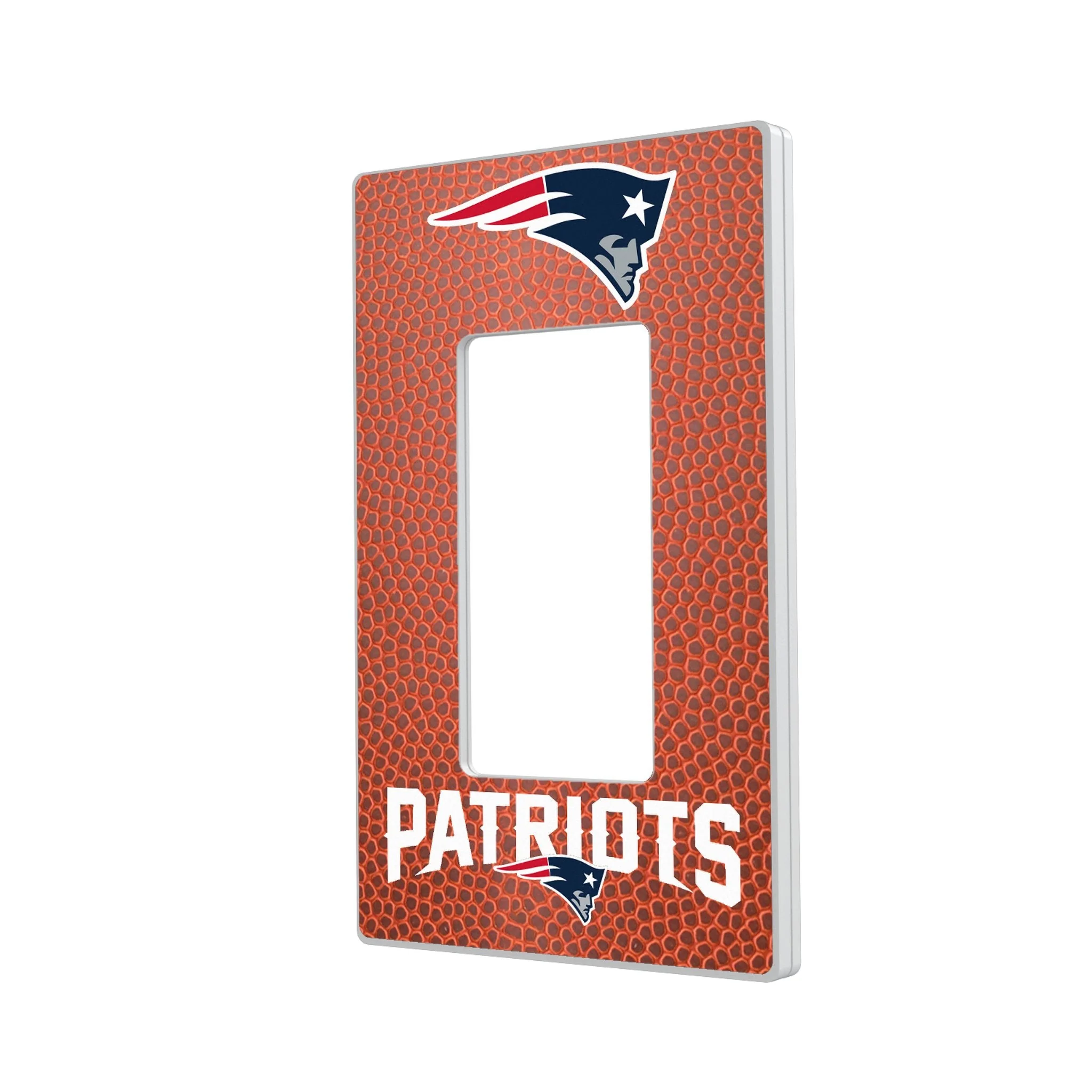 New England Patriots Football Hidden-Screw Light Switch Plate - Image 2
