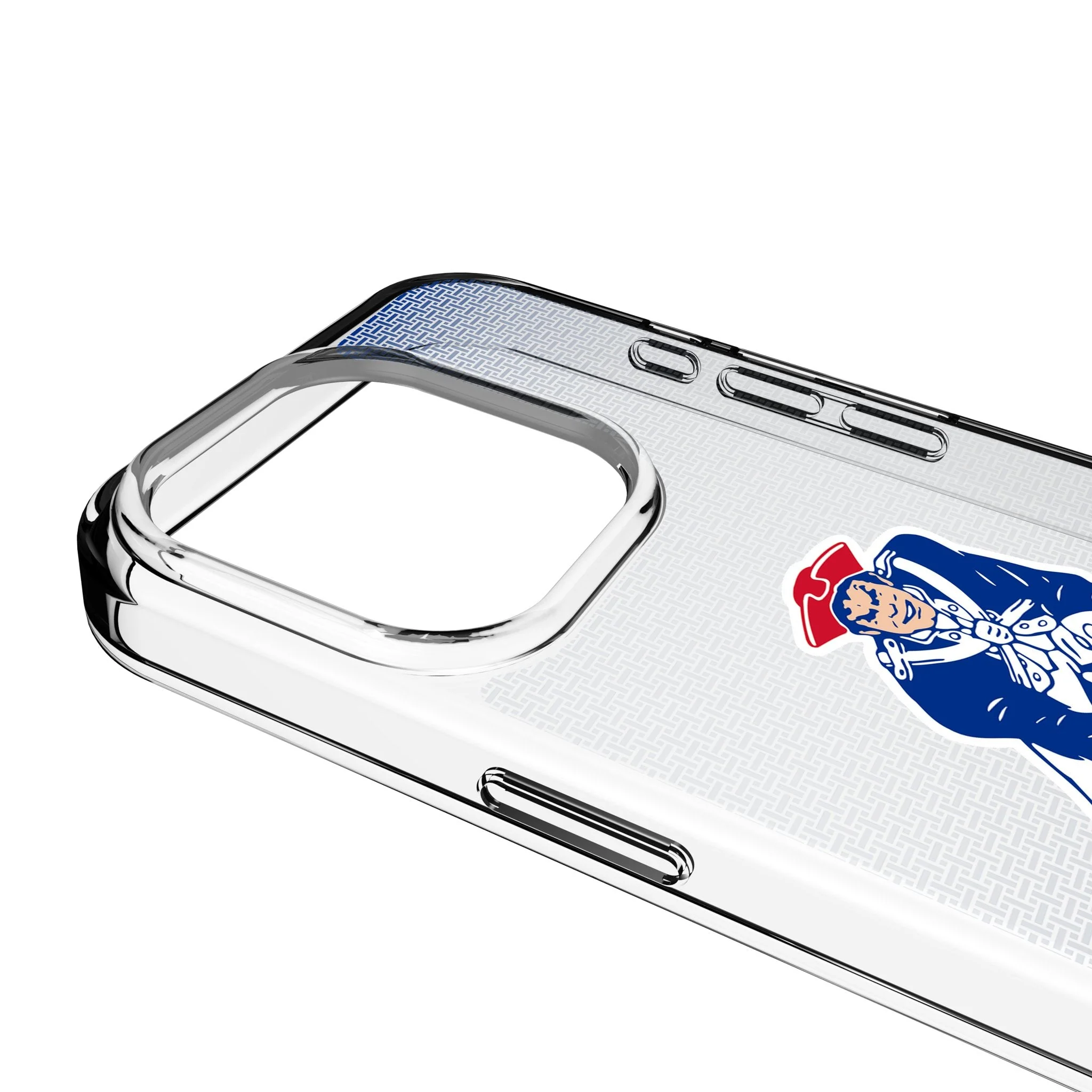 New England Patriots Historic Collection Linen Clear Phone Case for Apple iPhone - Image 3