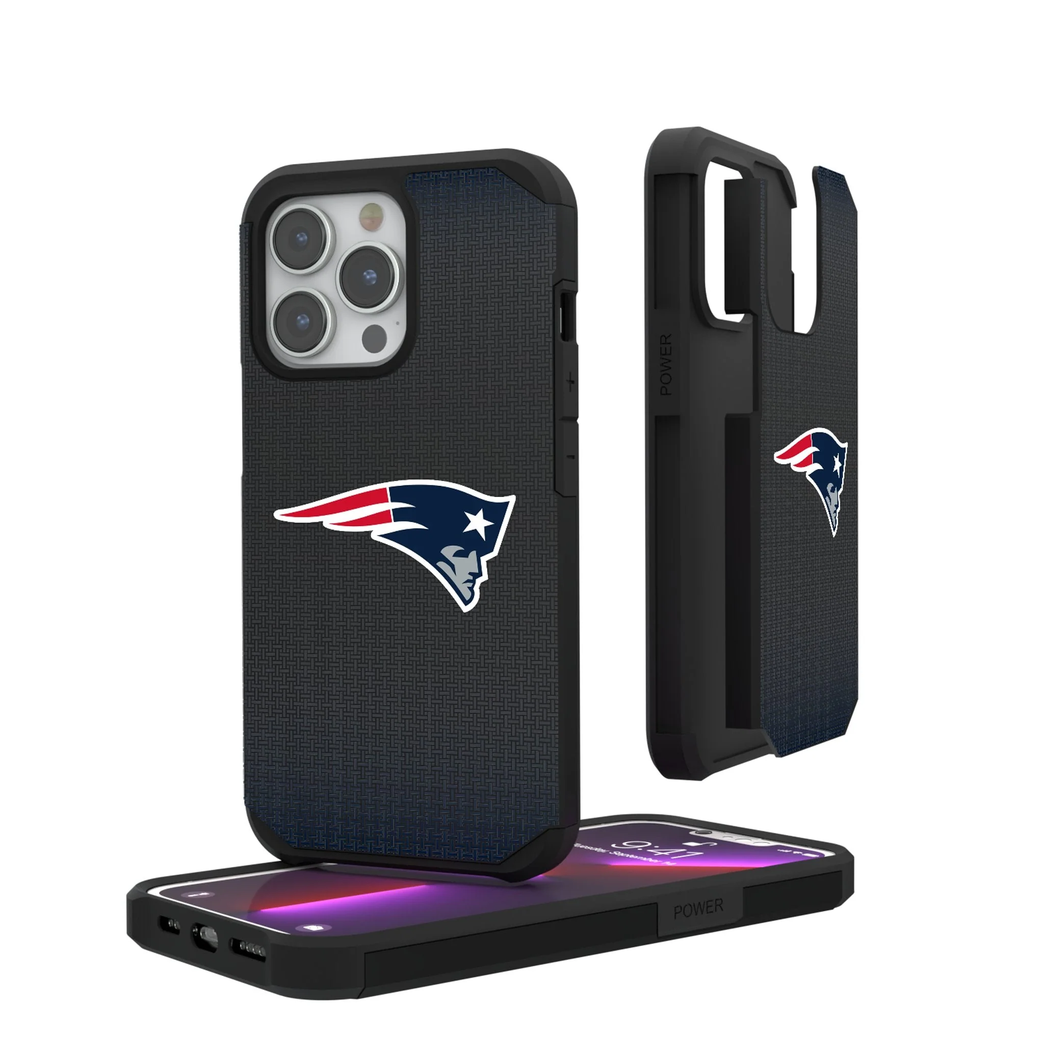 New England Patriots Linen Rugged Phone Case