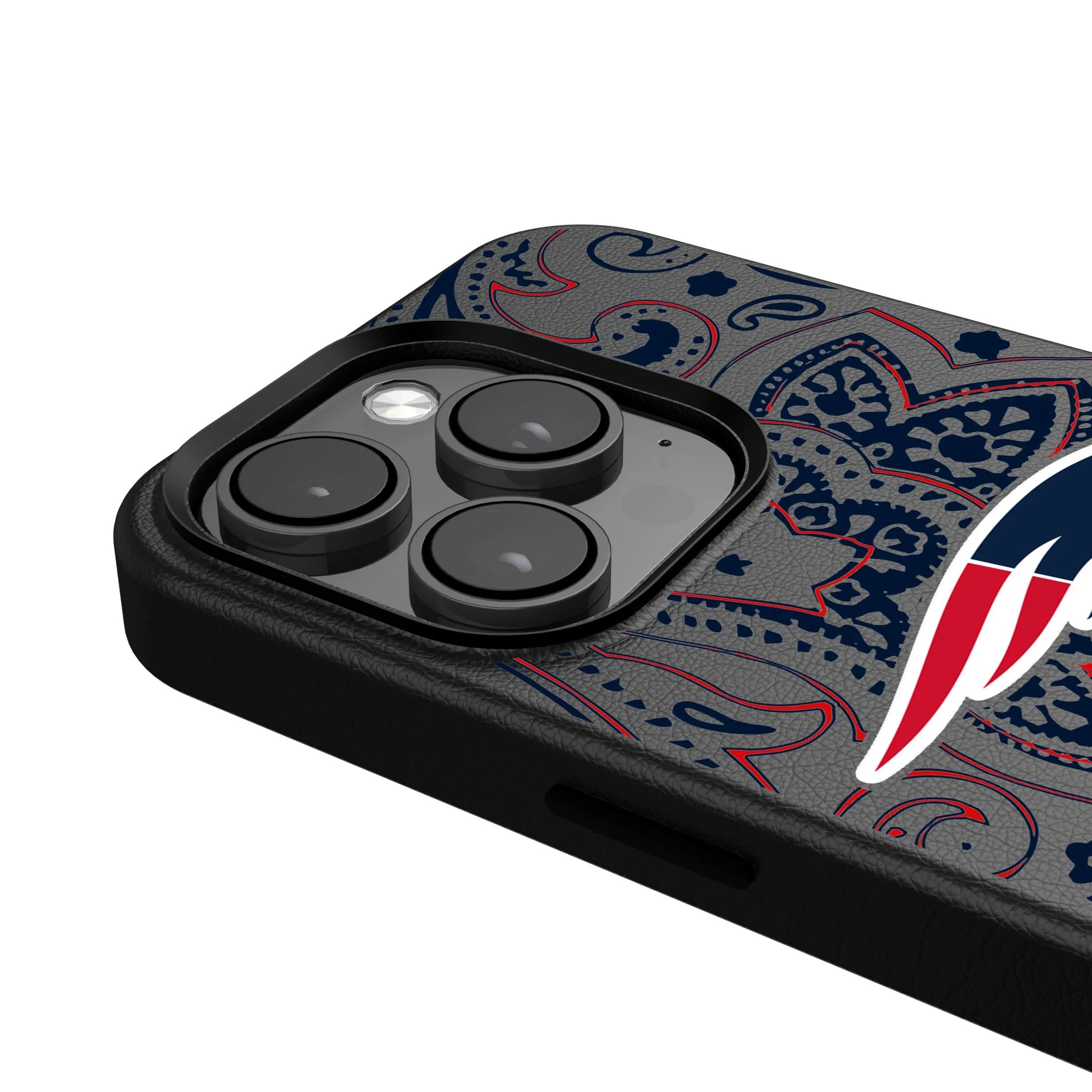 New England Patriots Paisley MagSafe Compatible Phone Case for Apple iPhone - Image 4