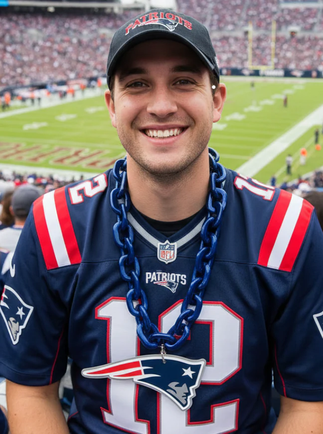 New England Patriots(BLUE) FAN CHAIN