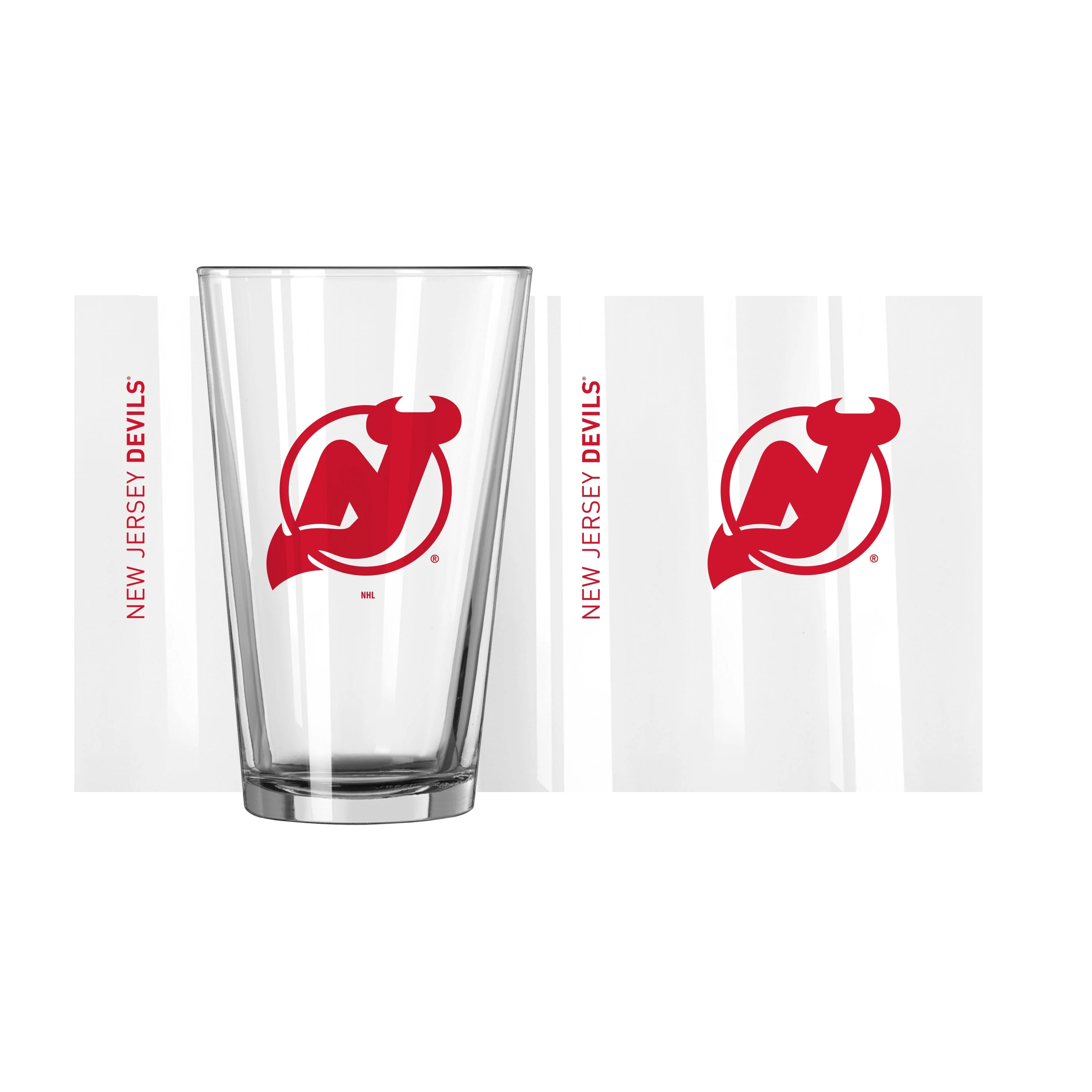 New Jersey Devils 16oz Gameday Pint Glass - Image 2