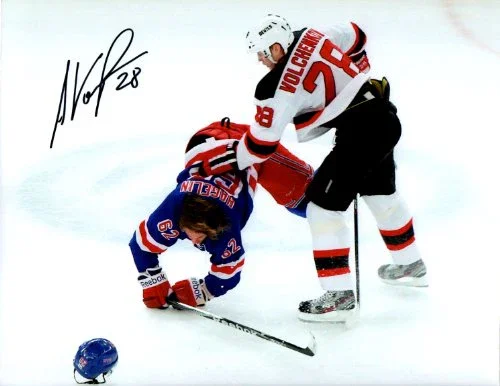New Jersey Devils Anton Volchenkov signed 8x10 photo
