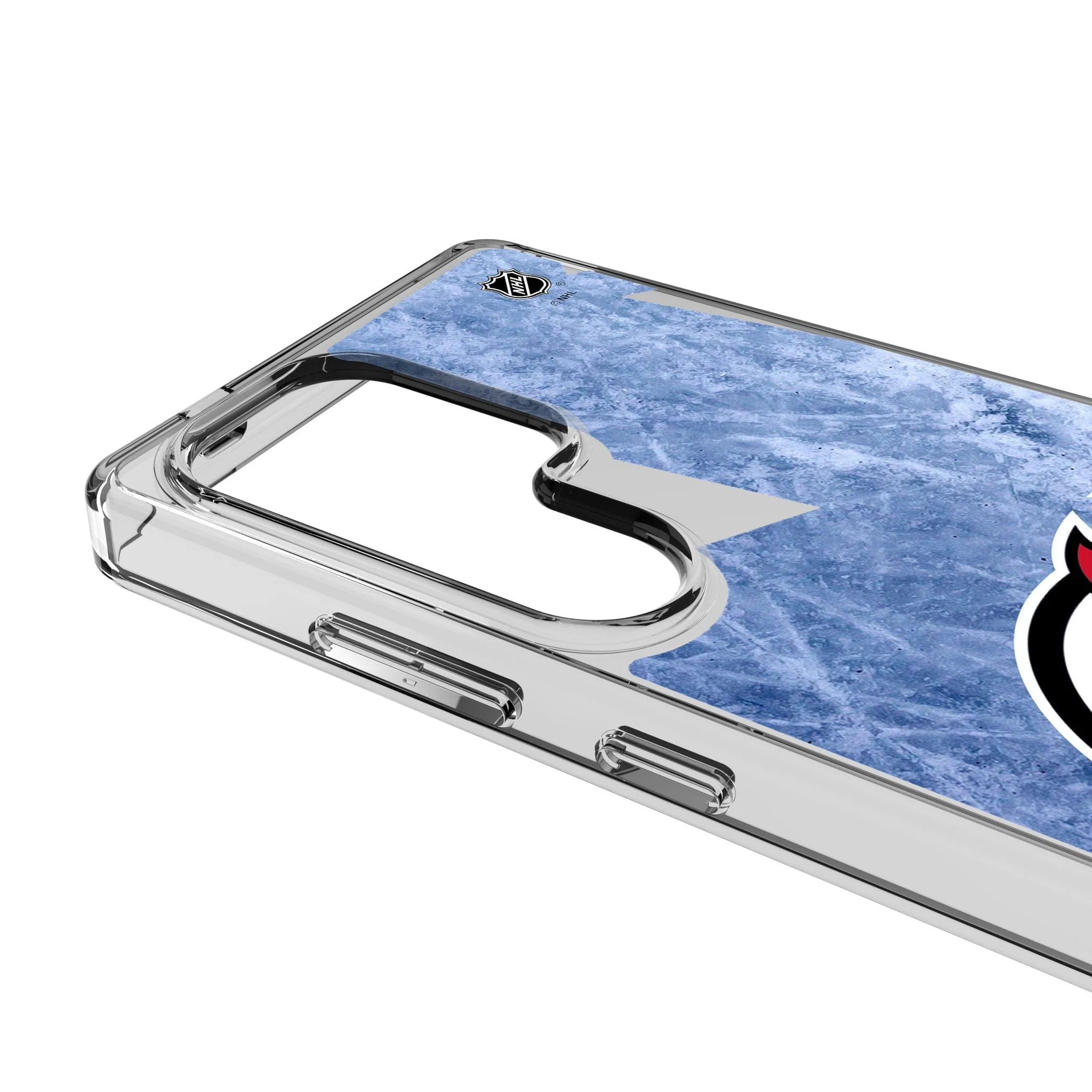 New Jersey Devils Ice Tilt Clear Phone Case for Samsung Galaxy - Image 3