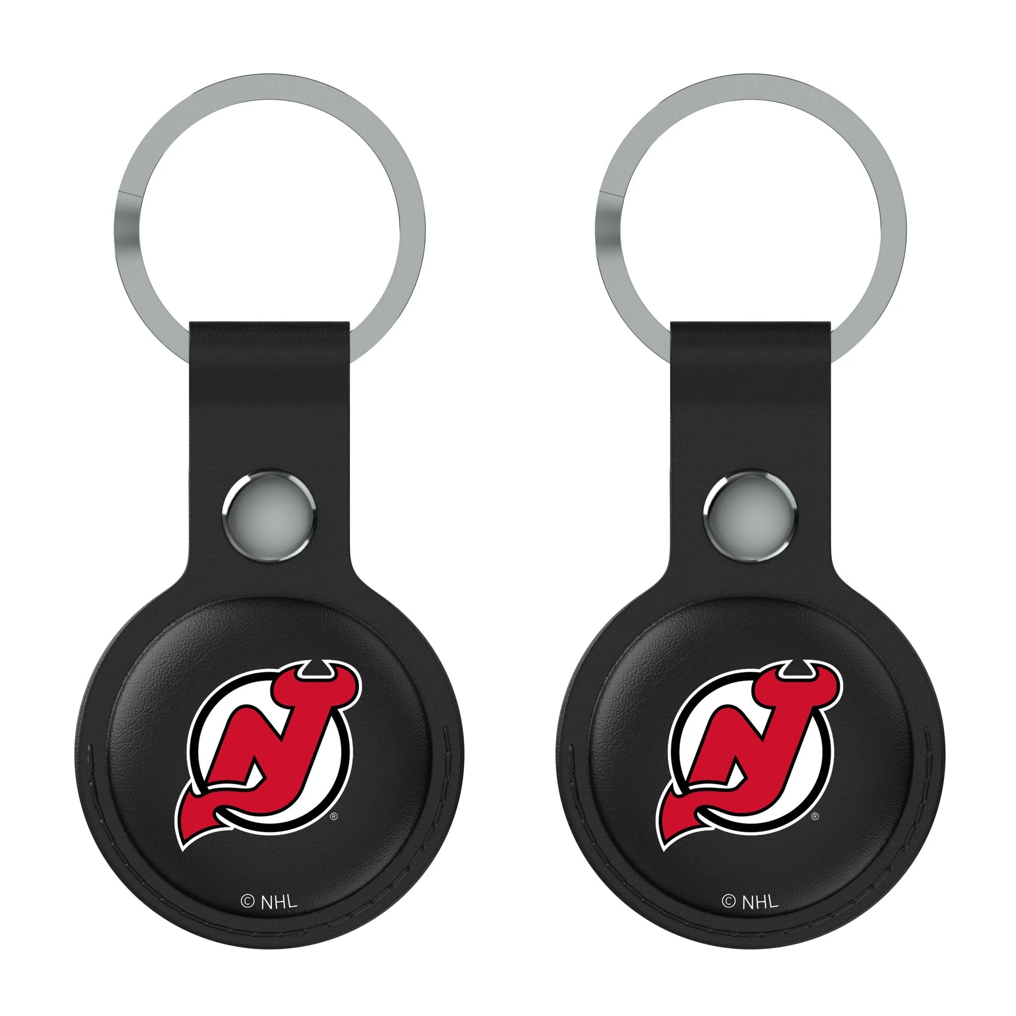 New Jersey Devils Insignia Black Airtag Holder 2-Pack - Image 2