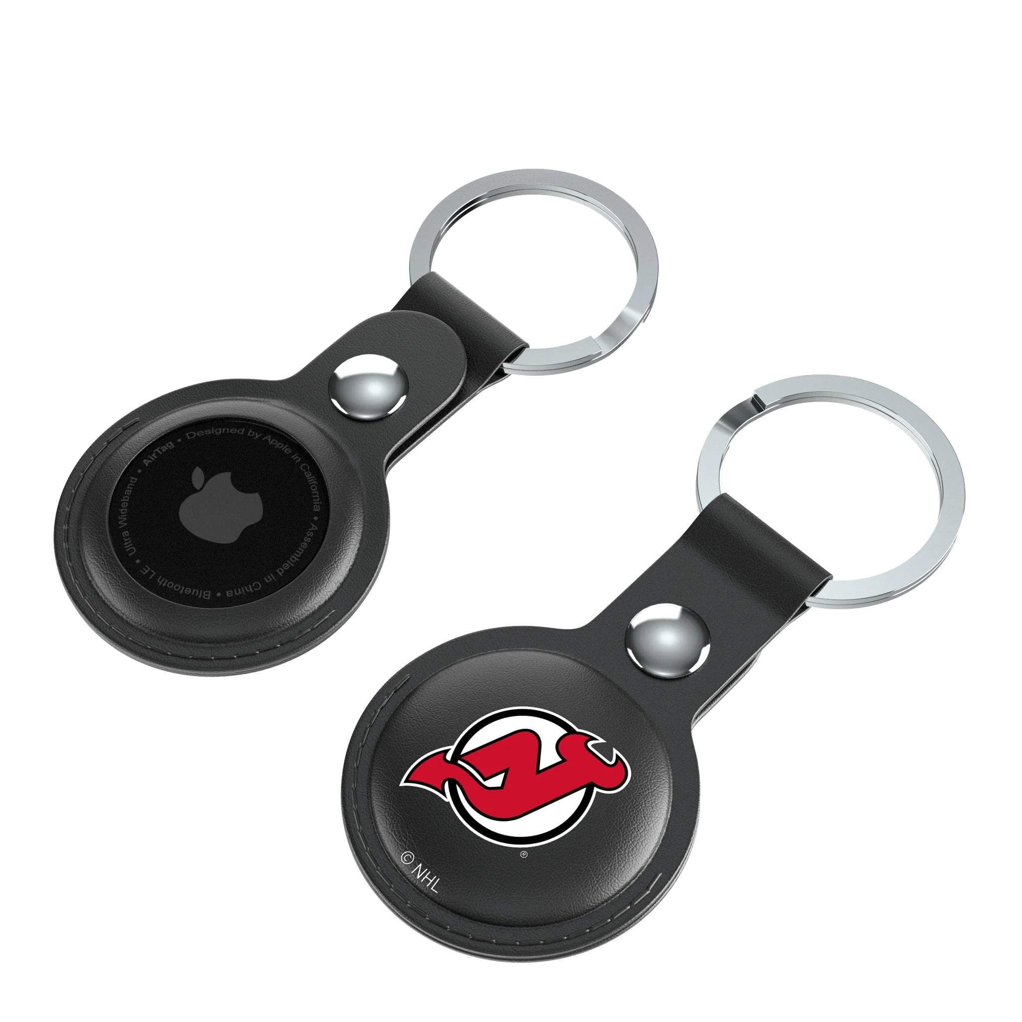 New Jersey Devils Insignia Black Airtag Holder 2-Pack - Image 4