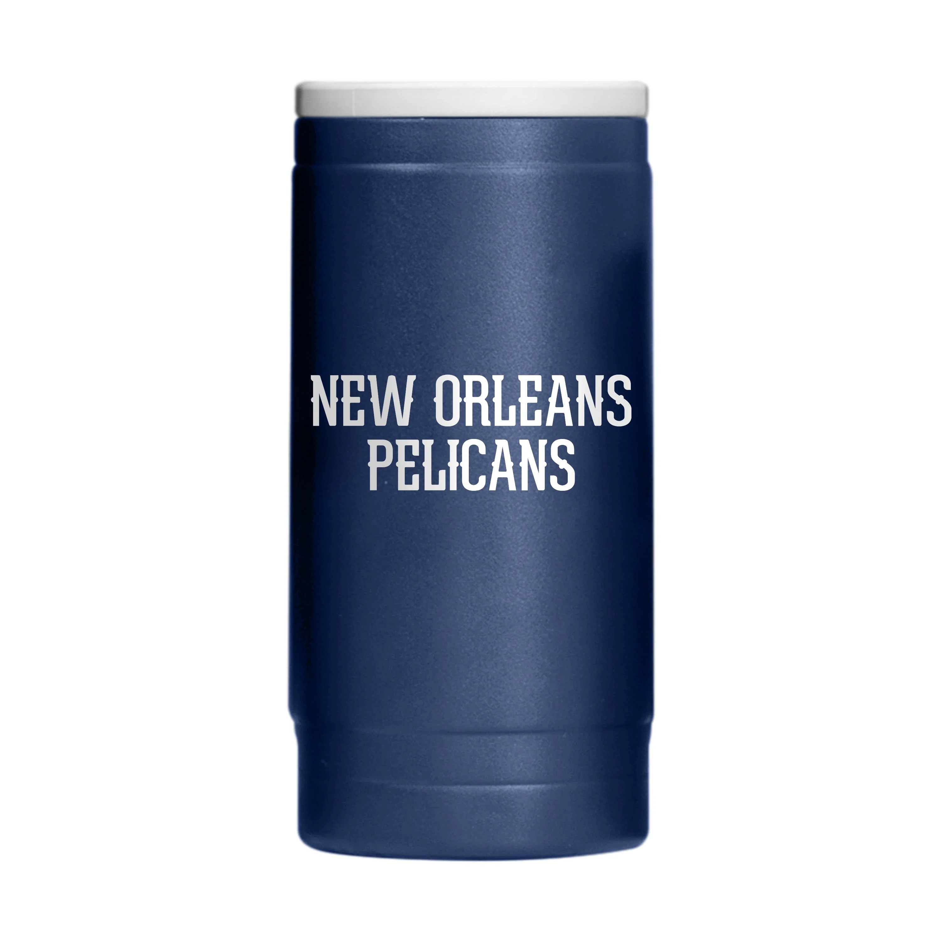 New Orleans Pelicans 12oz Flipside Powder Coat Slim Can Coolie - Image 2