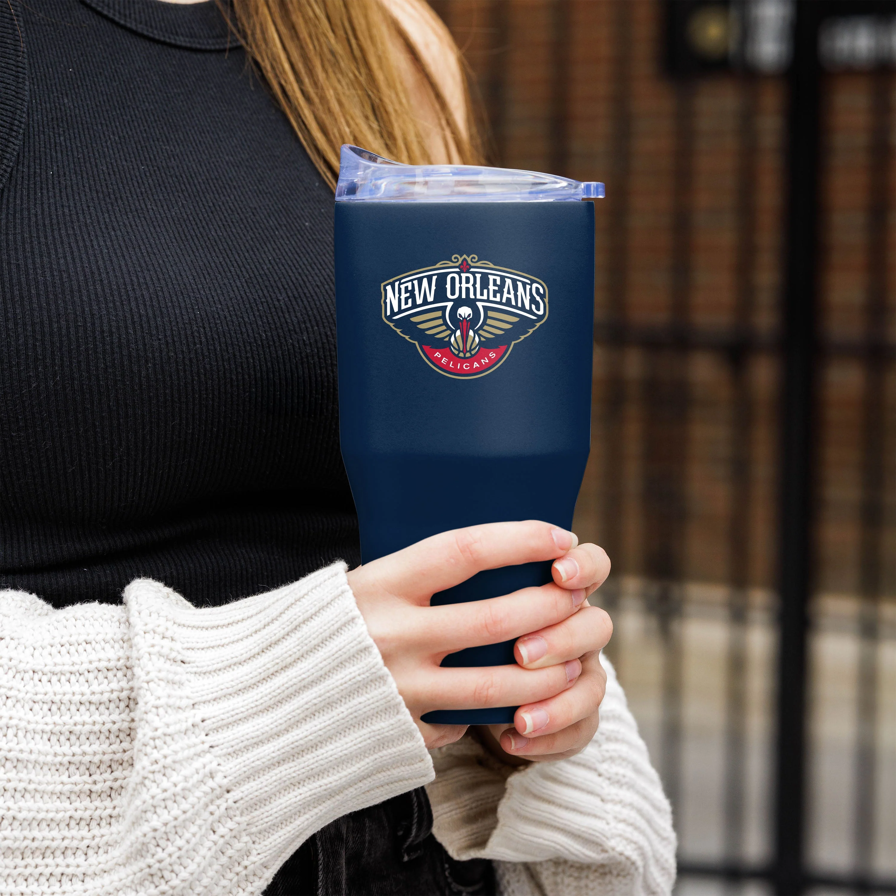 New Orleans Pelicans 20oz Flipside Powder Coat Tumbler - Image 5