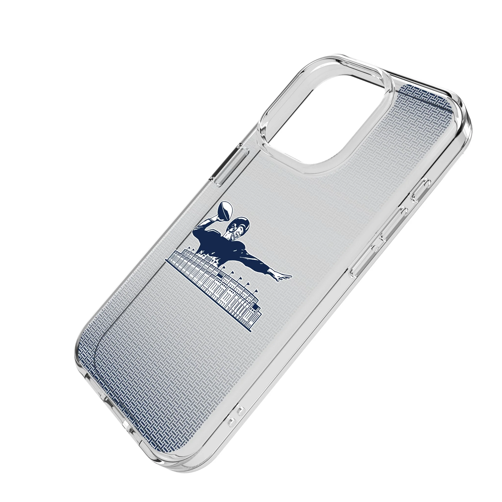 New York Giants 1960-1966 Historic Collection Linen Clear Phone Case for Apple iPhone - Image 2