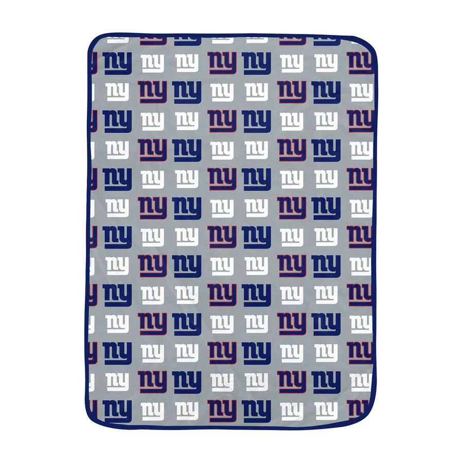 New York Giants 66" x 80" Logo Roll Oversized Ultra Soft Throw Blanket