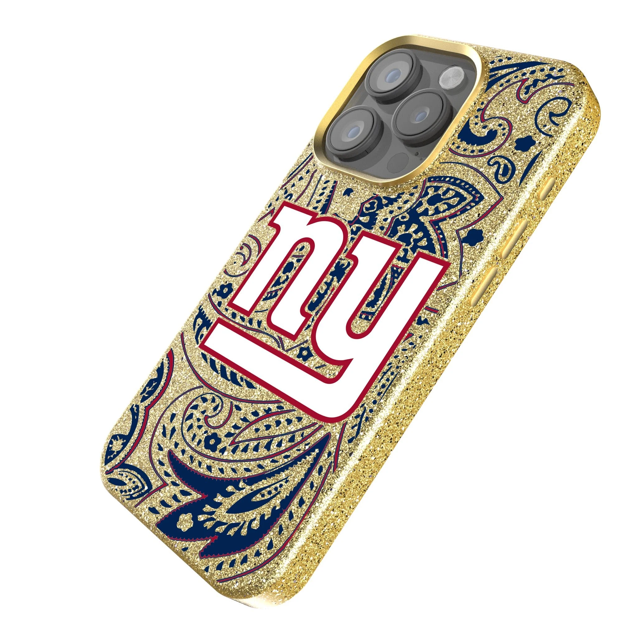 New York Giants Paisley Bling Phone Case - Image 2
