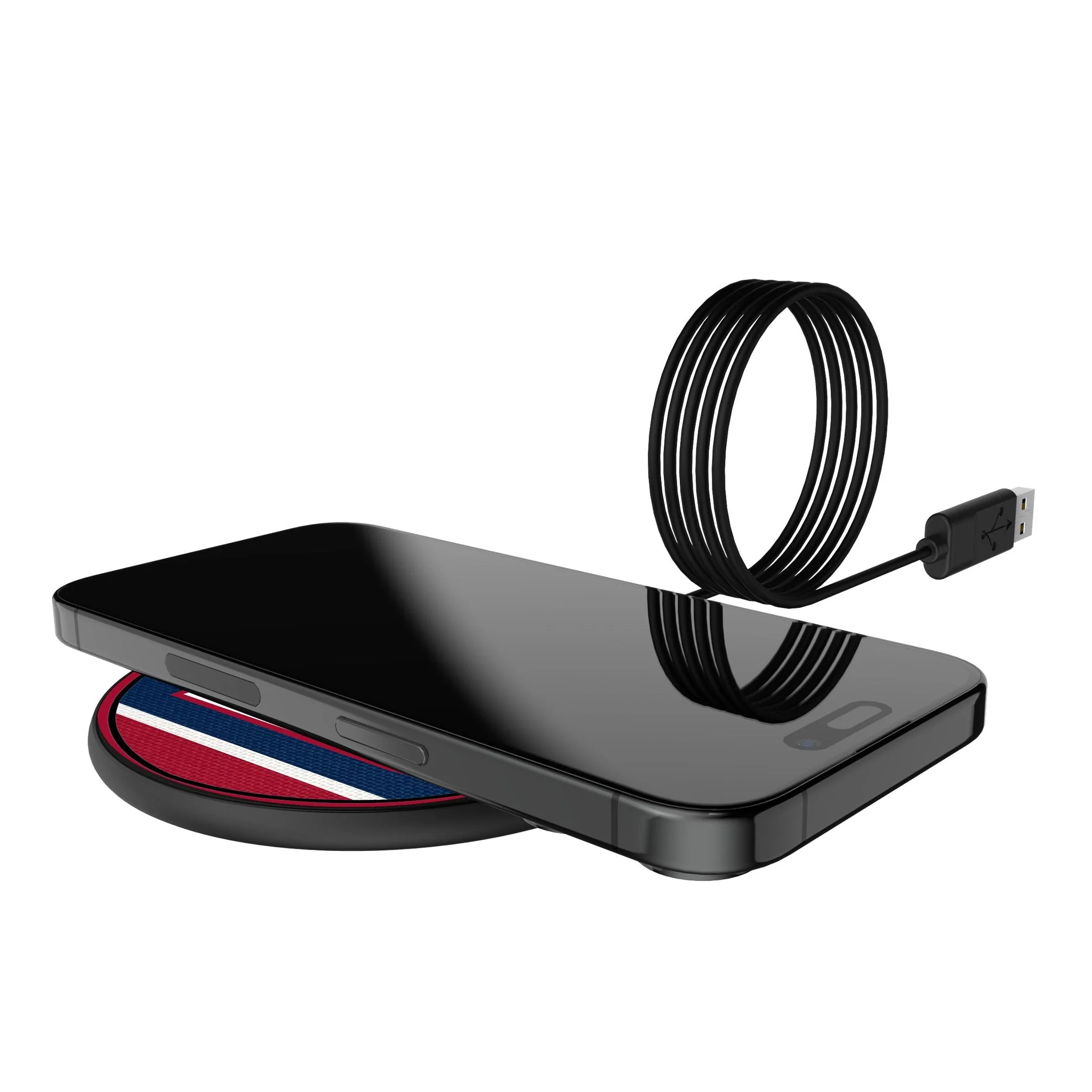 New York Giants Stripe 15-Watt Wireless Charger - Image 5