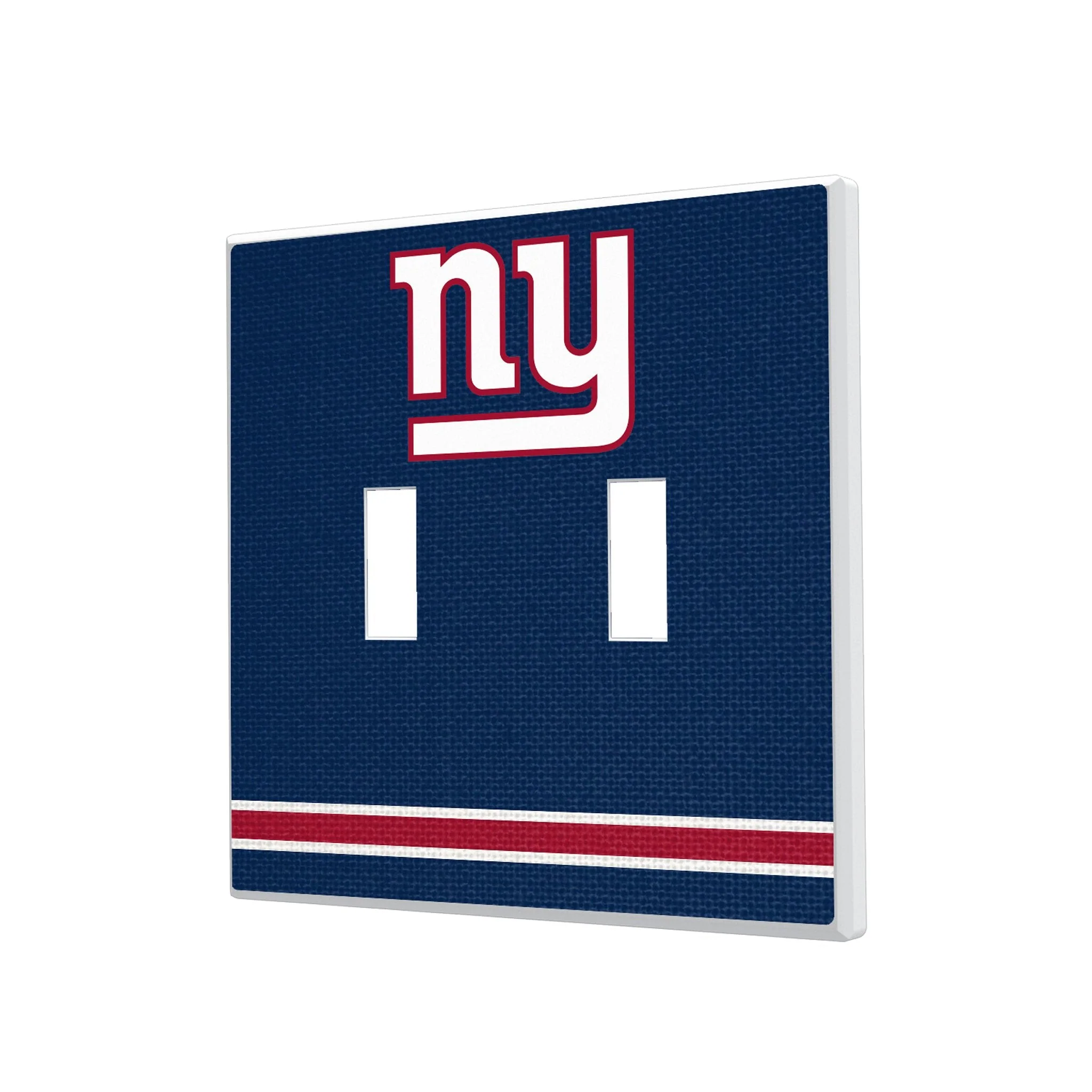 New York Giants Stripe Hidden-Screw Light Switch Plate - Image 3
