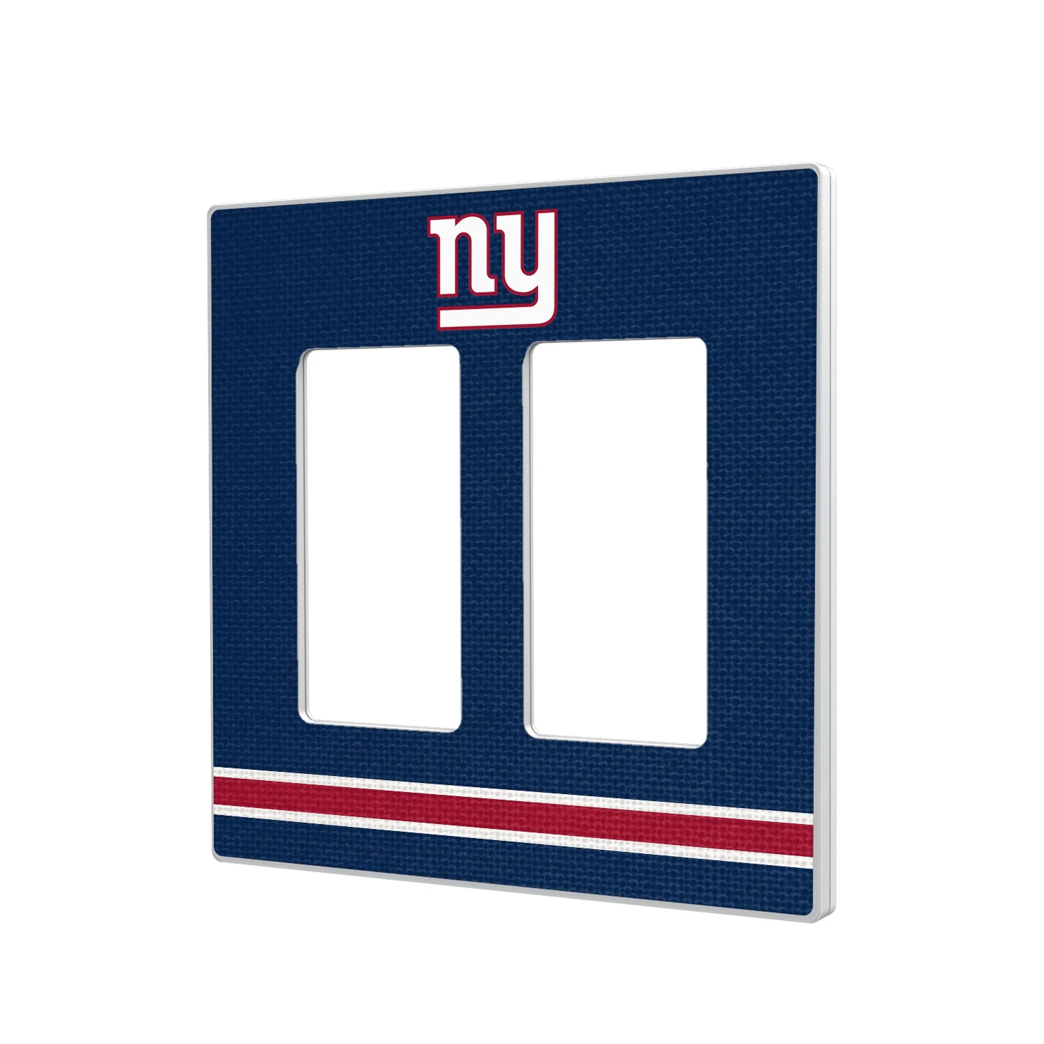 New York Giants Stripe Hidden-Screw Light Switch Plate - Image 4