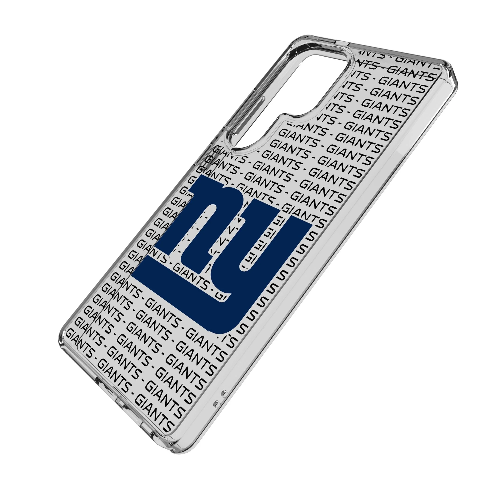 New York Giants Text Backdrop Clear Phone Case for Samsung Galaxy - Image 2