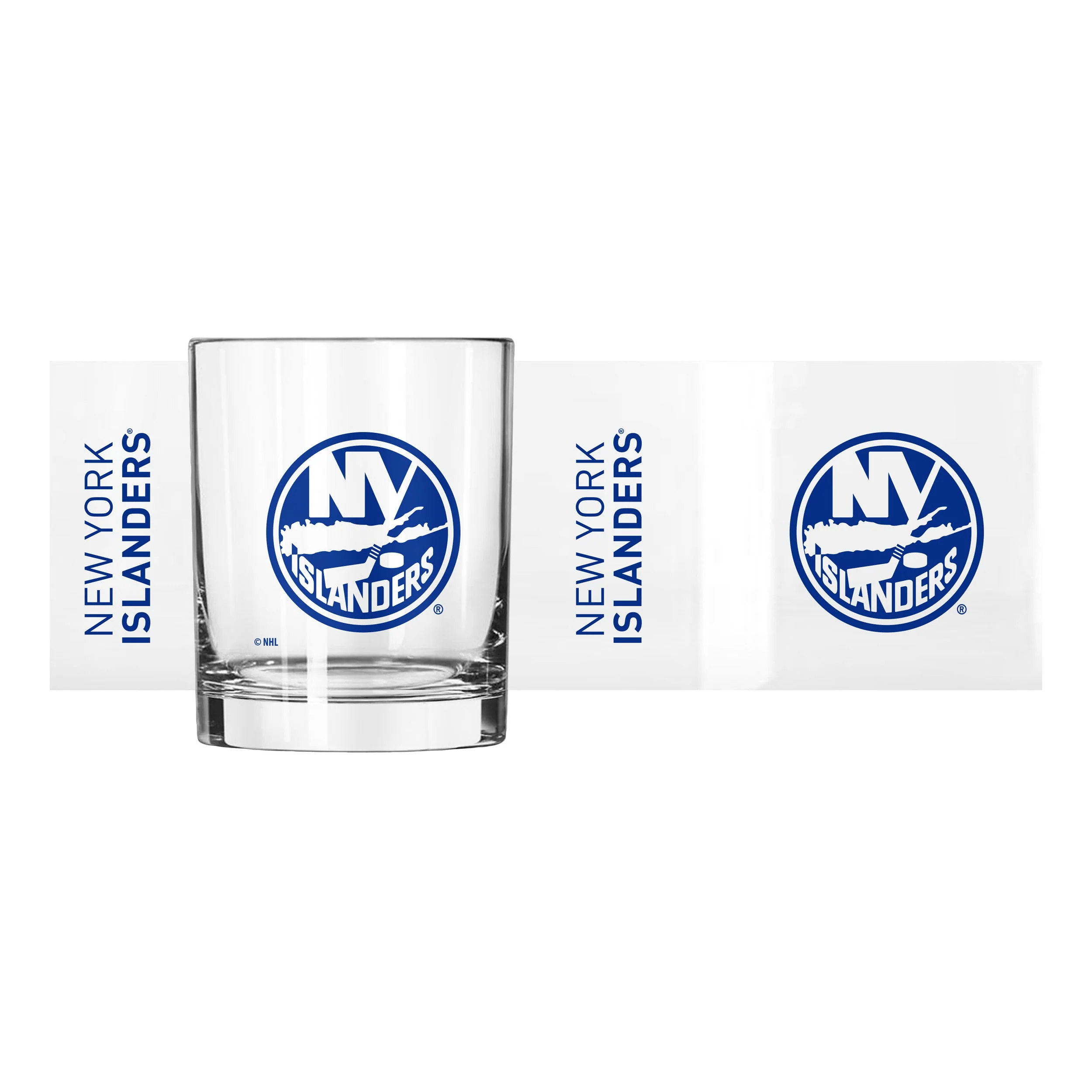 New York Islanders 14oz Gameday Rocks Glass - Image 2