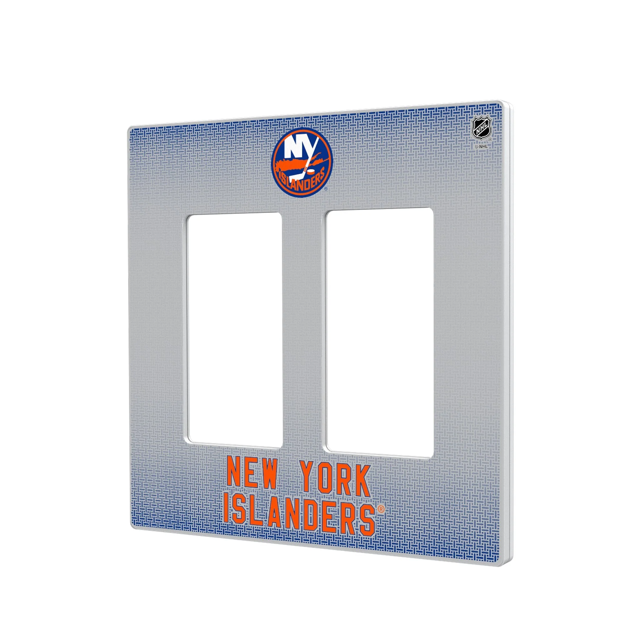 New York Islanders Linen Hidden-Screw Light Switch Plate - Image 4