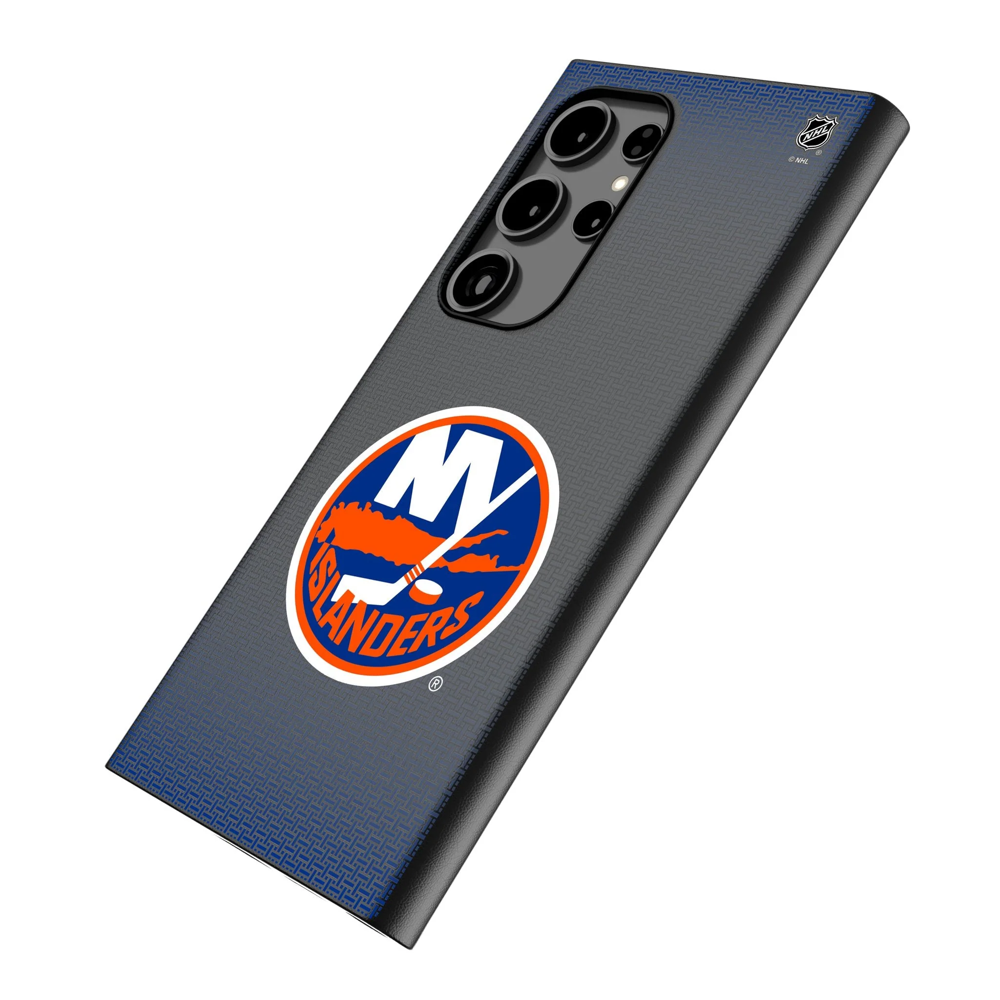 New York Islanders Linen MagSafe Compatible Phone Case for Samsung Galaxy - Image 2