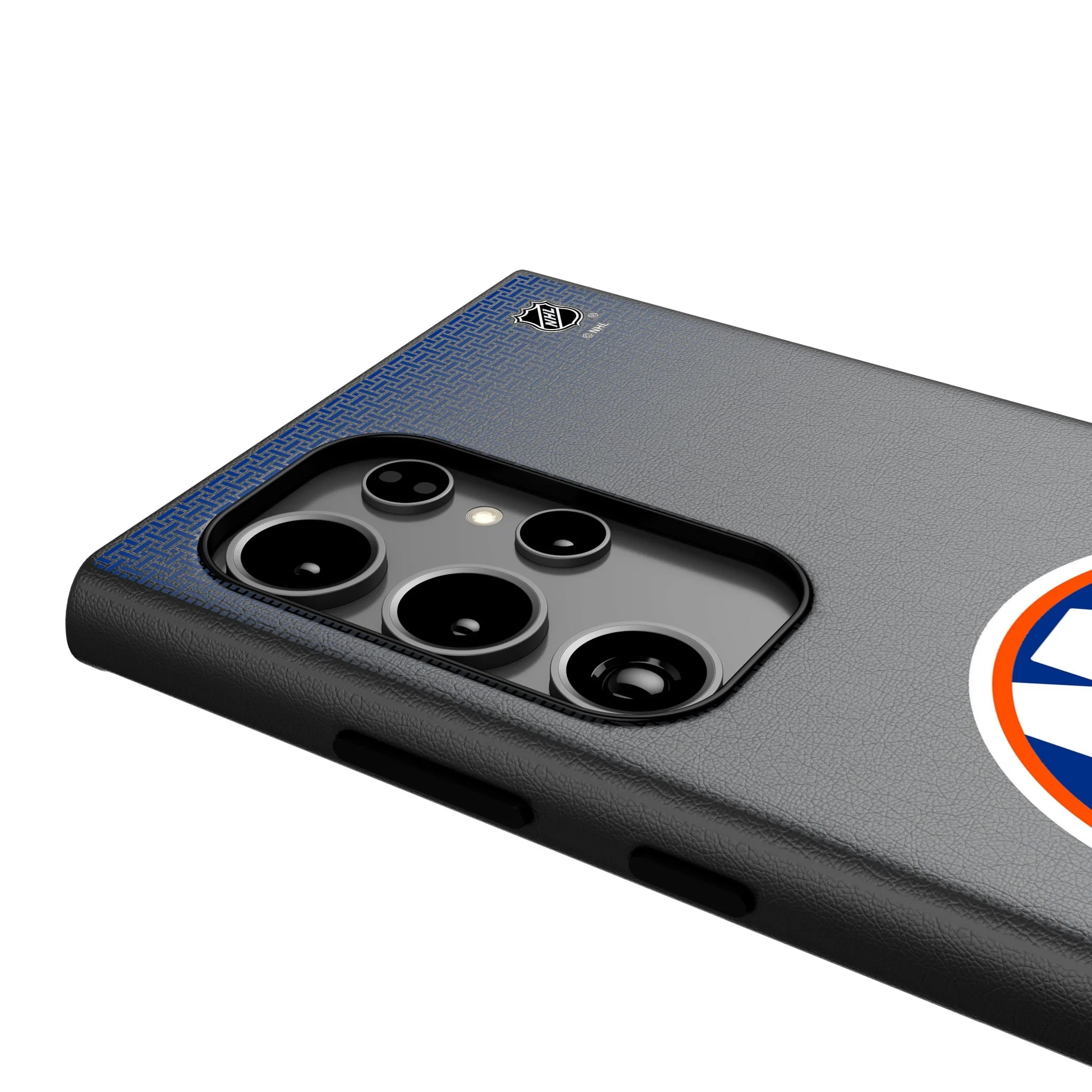 New York Islanders Linen MagSafe Compatible Phone Case for Samsung Galaxy - Image 4