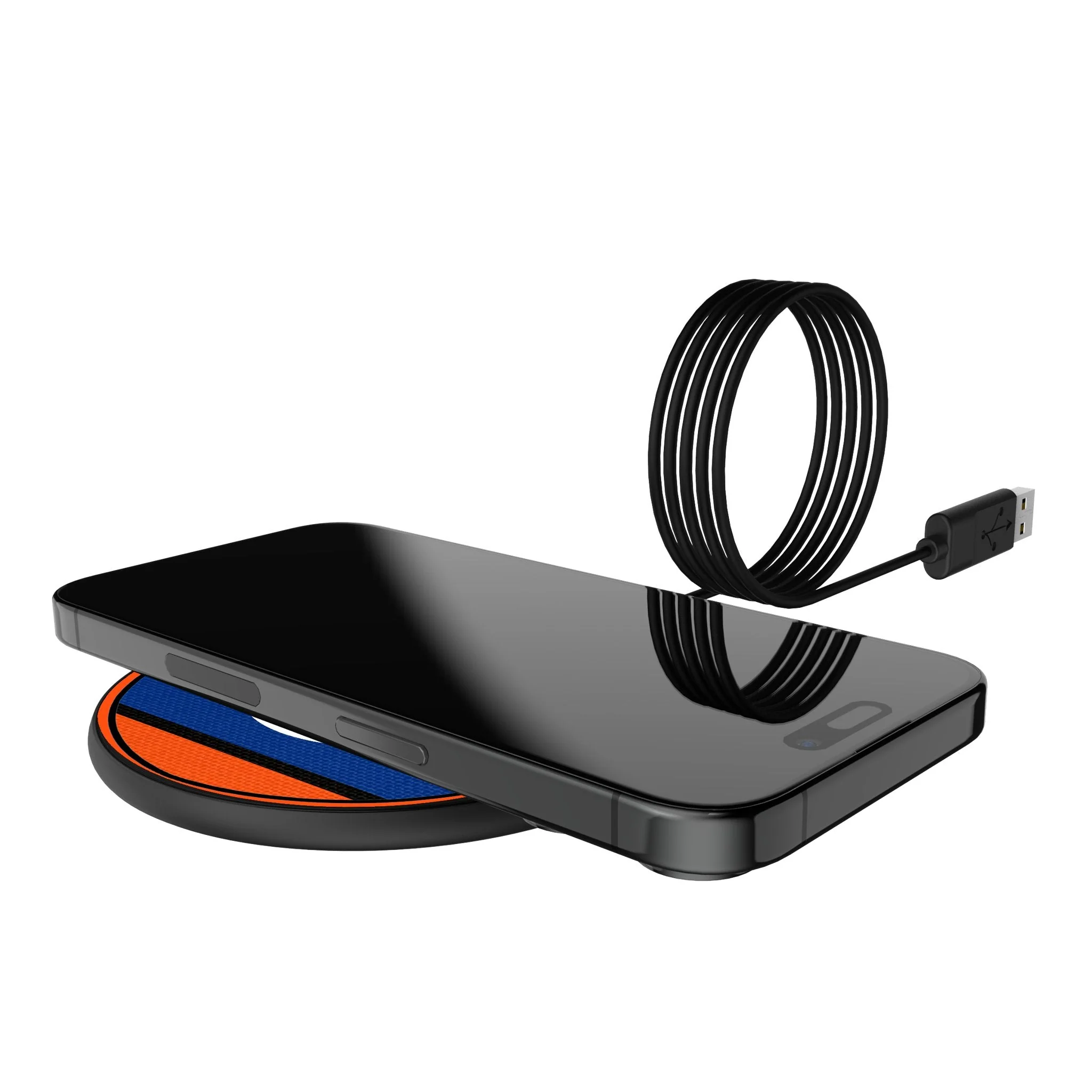 New York Islanders Stripe 15-Watt Wireless Charger - Image 5