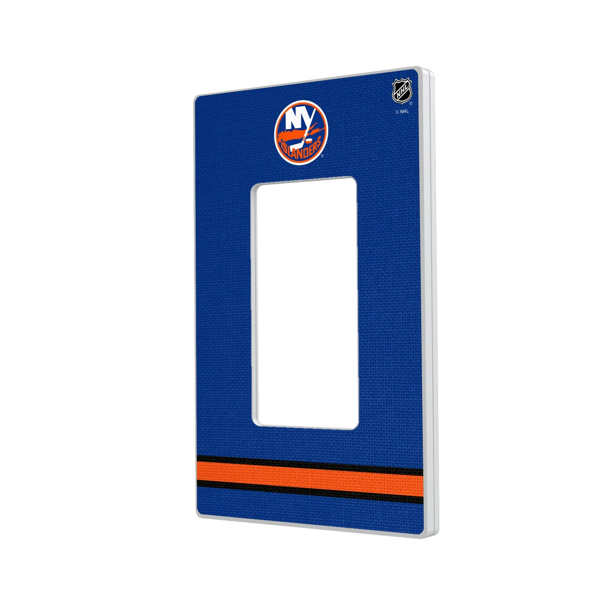 New York Islanders Stripe Hidden-Screw Light Switch Plate - Image 2